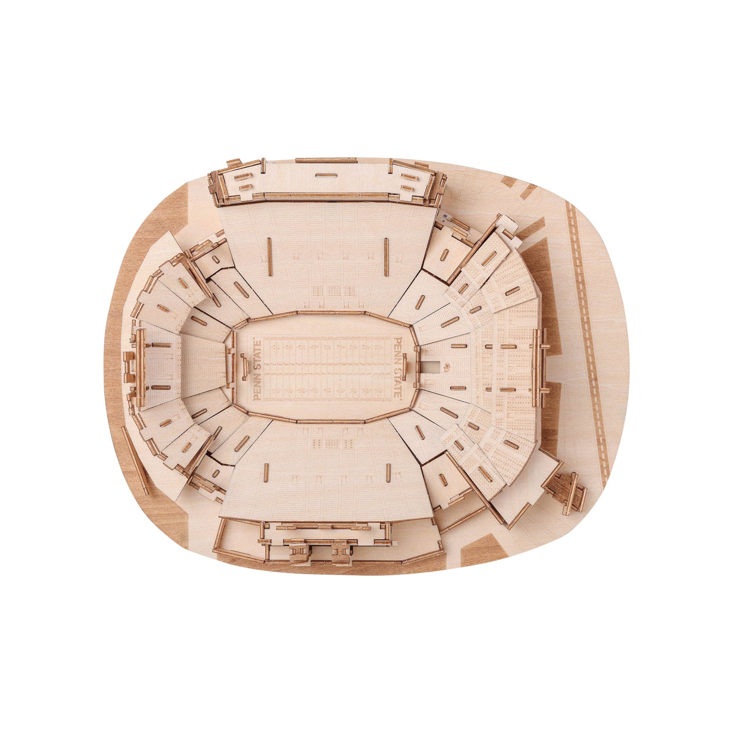 Penn State Nittany Lions NCAA Beaver Stadium Wood PZLZ Stadium - Image 5