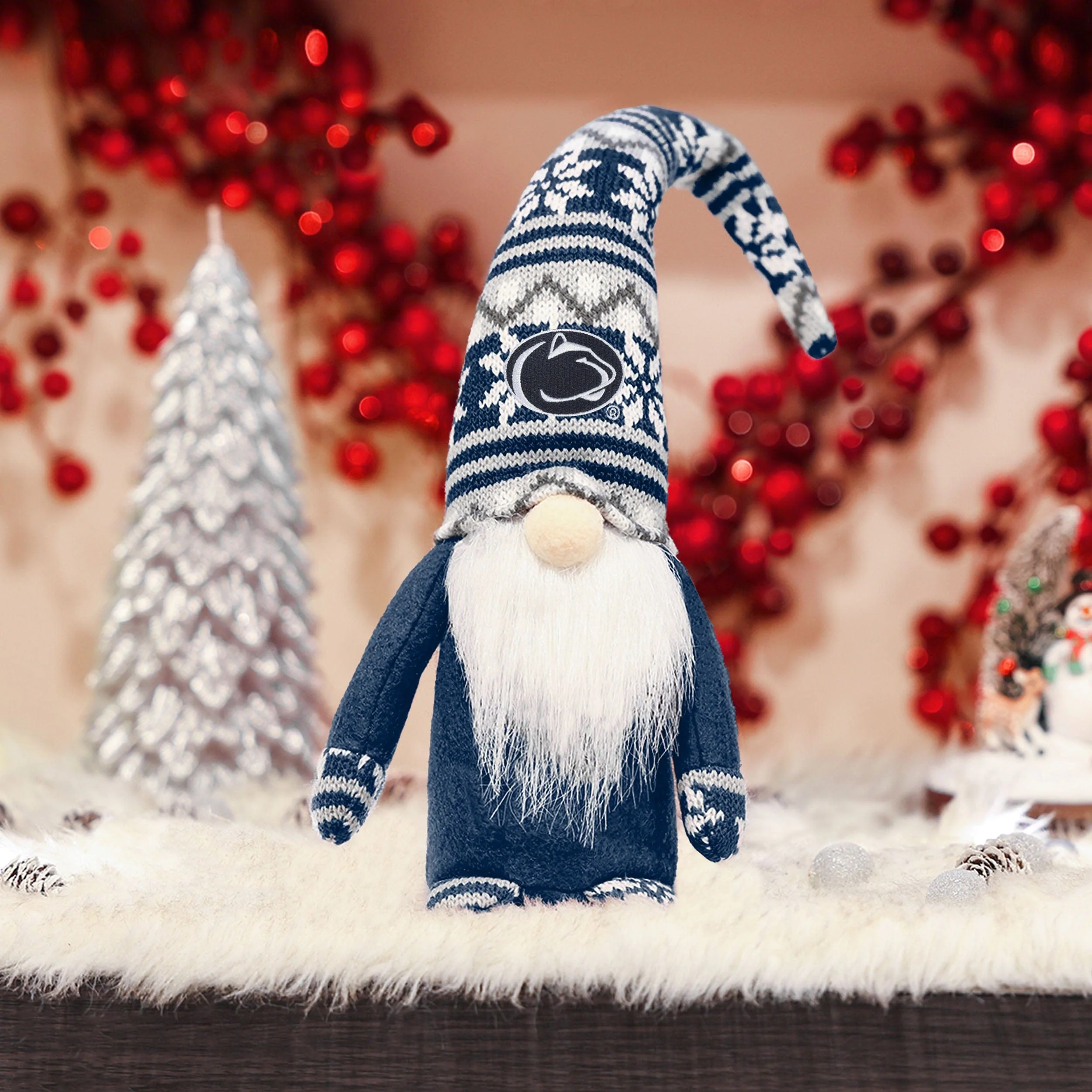 Penn State Nittany Lions NCAA Bent Hat Plush Gnome - Image 2
