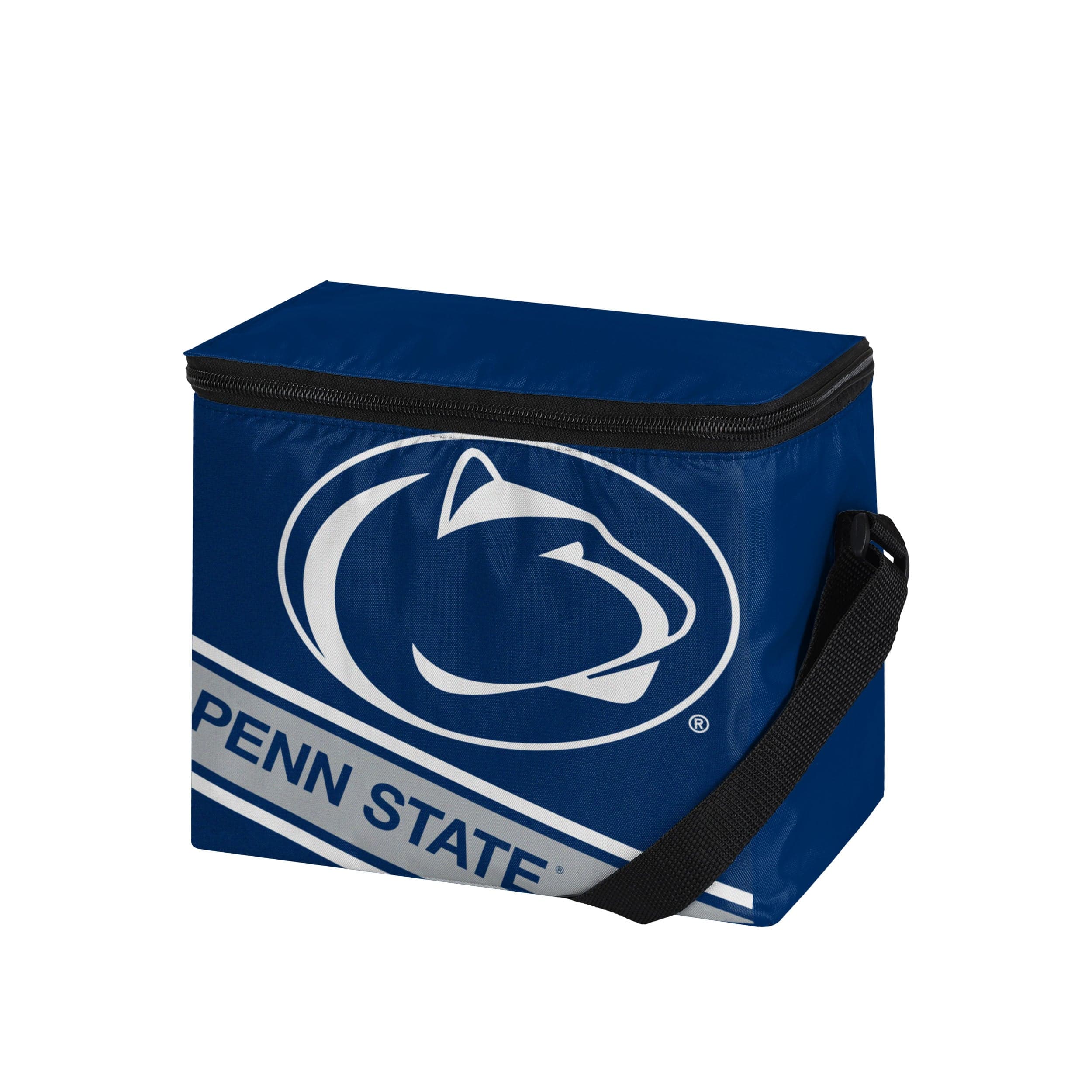 Penn State Nittany Lions NCAA Big Logo Stripe 6 Pack Cooler - Image 2