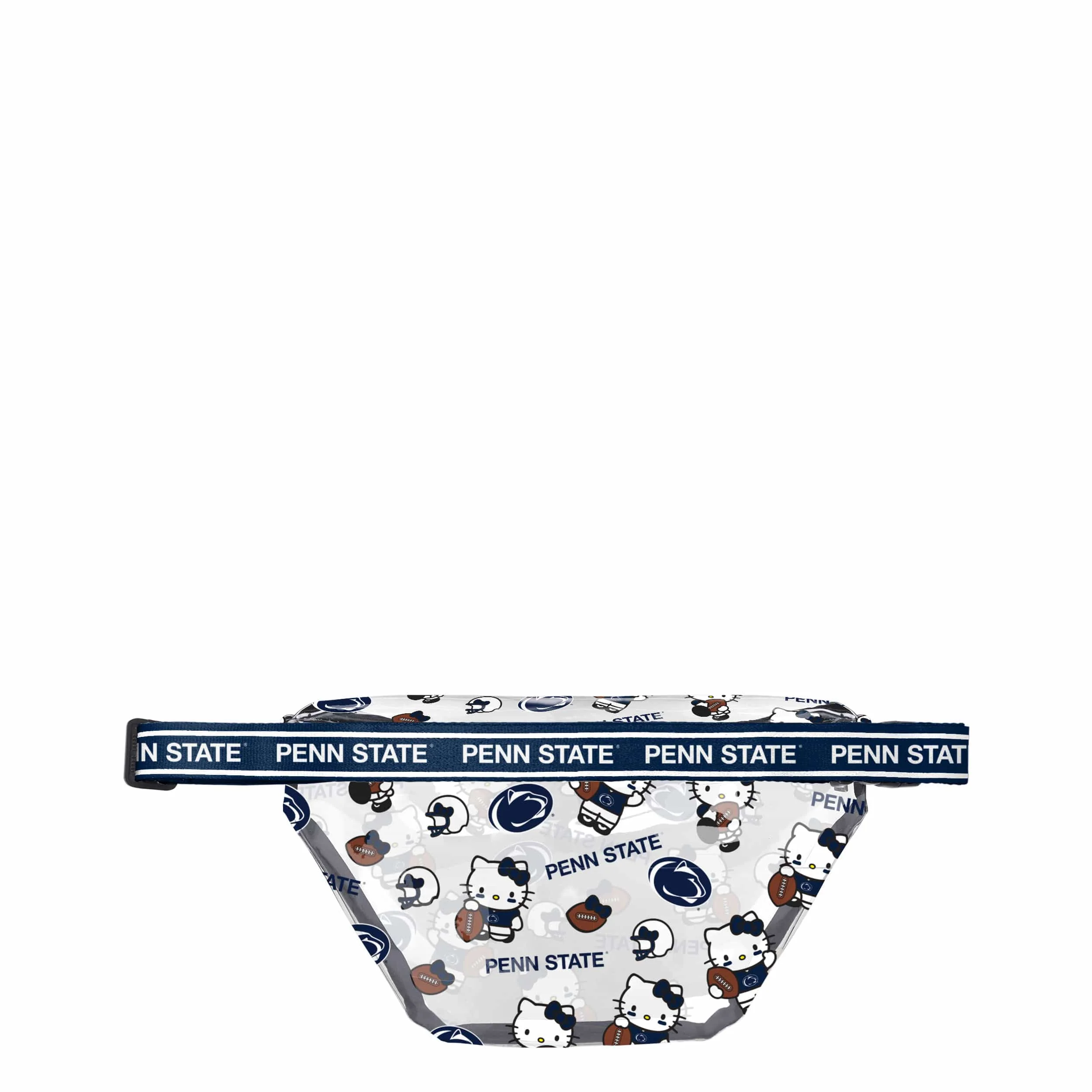Penn State Nittany Lions NCAA Hello Kitty® Clear Fanny Pack (PREORDER - SHIPS MID JULY) - Image 2