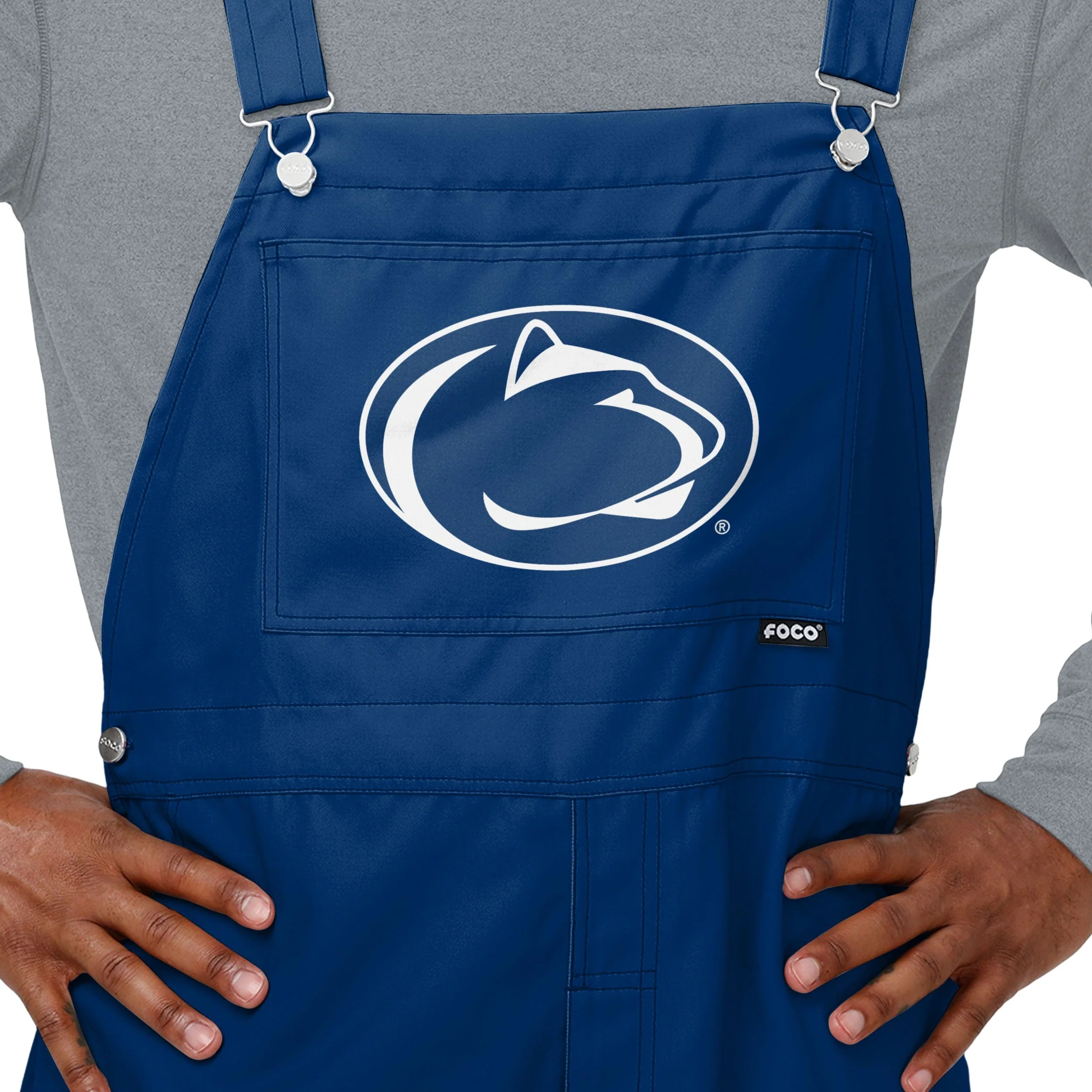 Penn State Nittany Lions NCAA Mens Big Logo Bib Overalls - Image 4