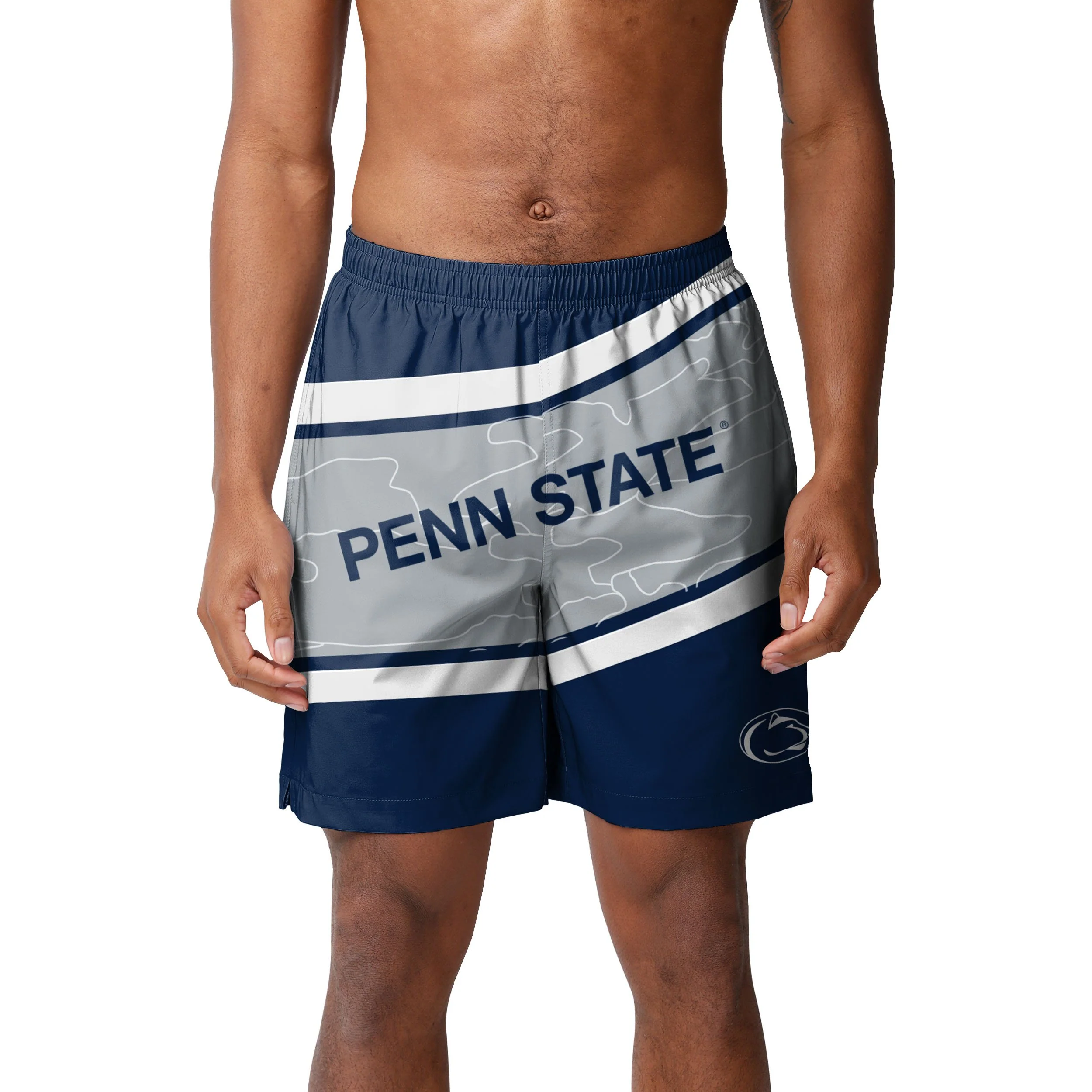 Penn State Nittany Lions NCAA Mens Big Wordmark Swimming Trunks - Image 2