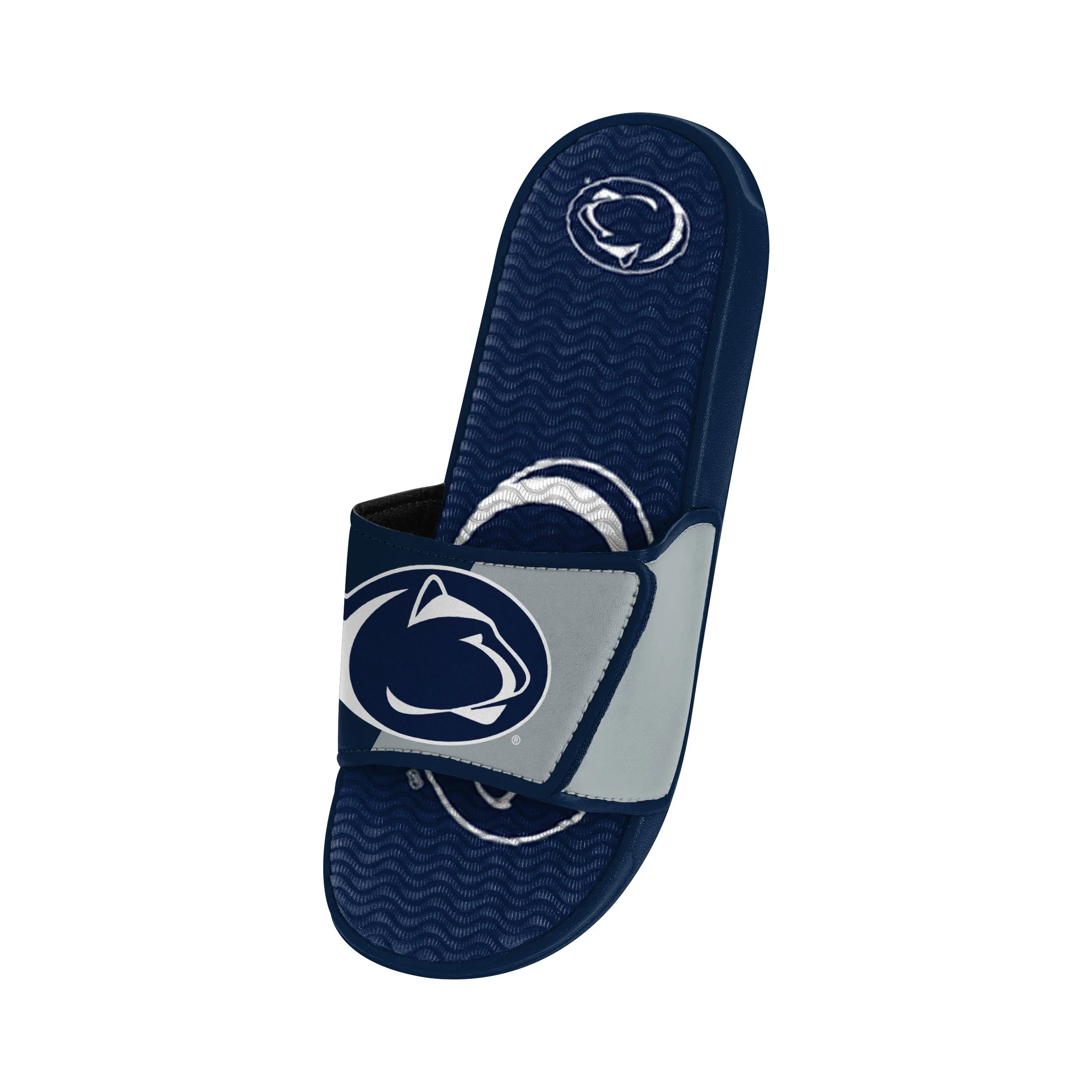 Penn State Nittany Lions NCAA Mens Colorblock Big Logo Gel Slide - Image 3