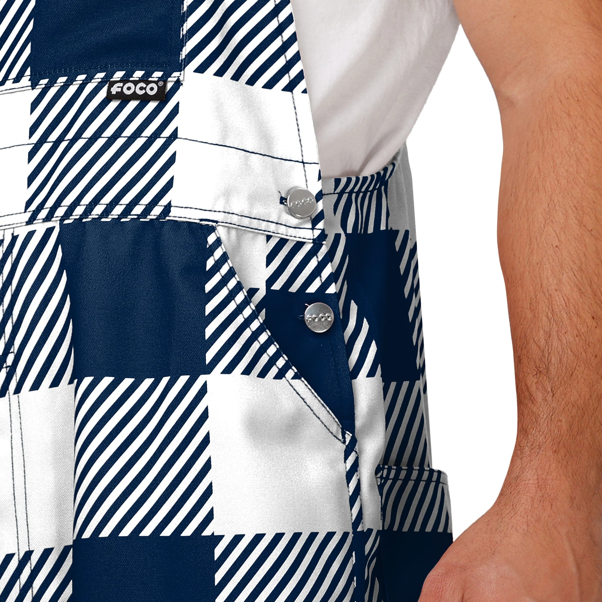 Penn State Nittany Lions NCAA Mens Plaid Bib Overalls - Image 5