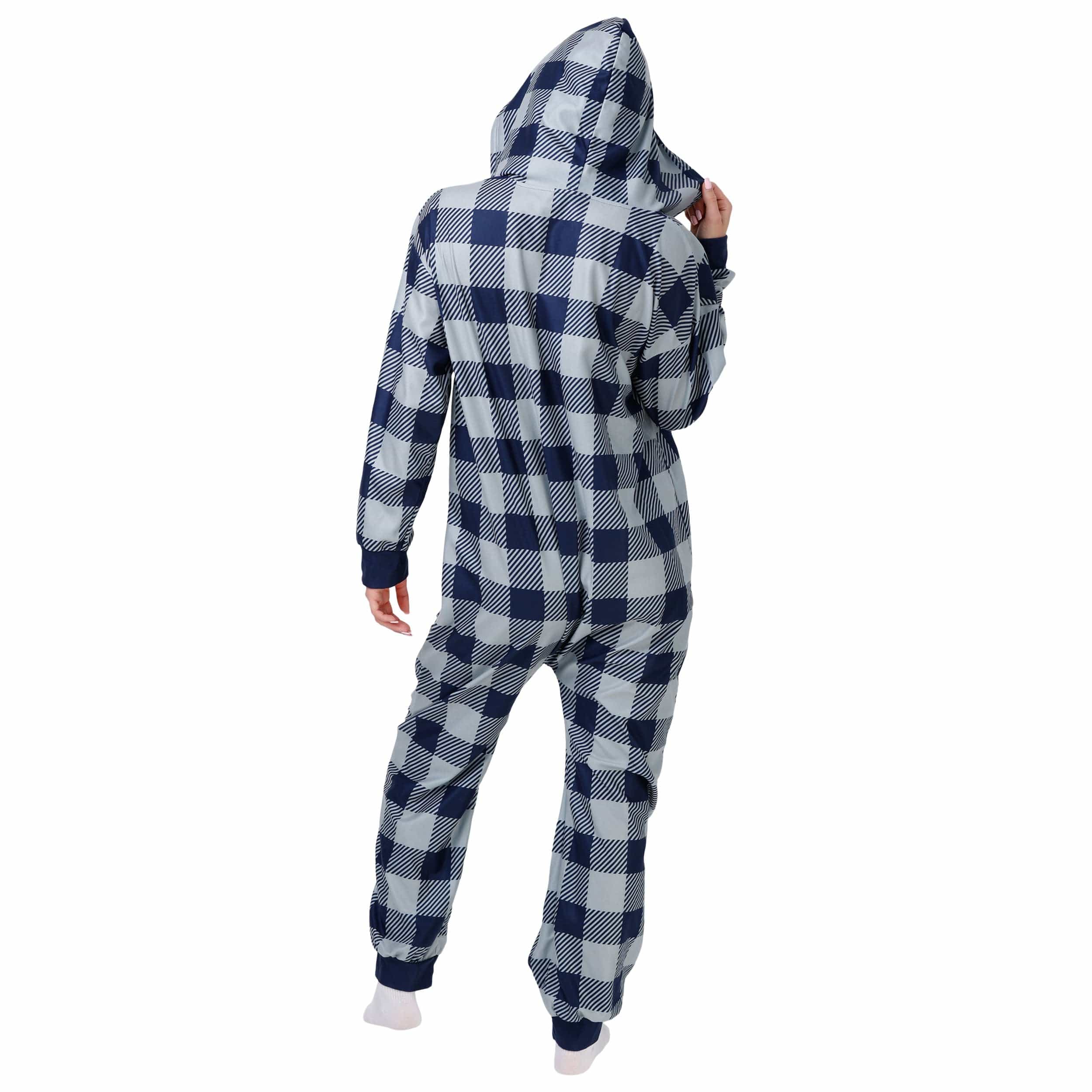 Penn State Nittany Lions NCAA Plaid One Piece Pajamas - Image 2