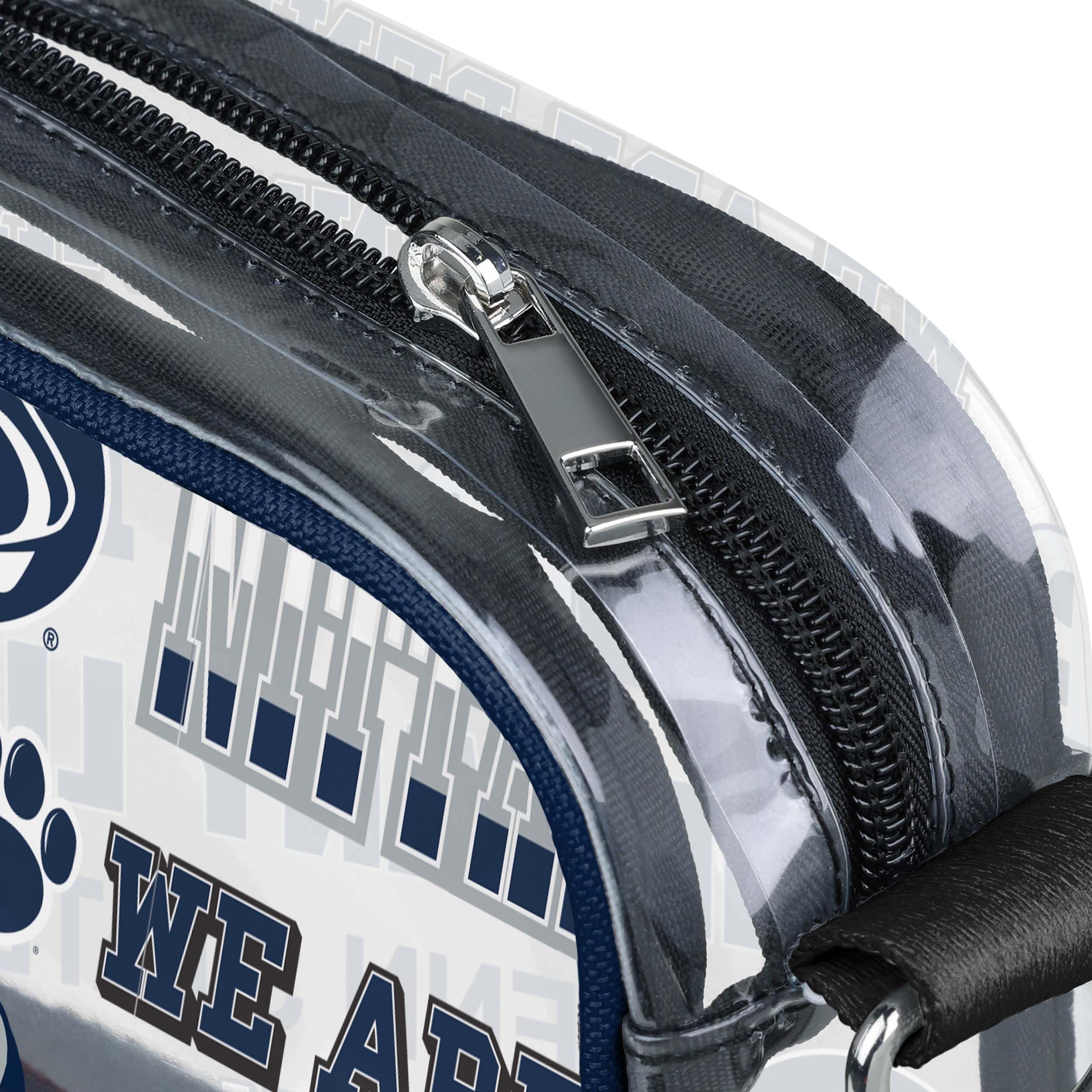 Penn State Nittany Lions NCAA Repeat Retro Print Clear Crossbody Bag - Image 4