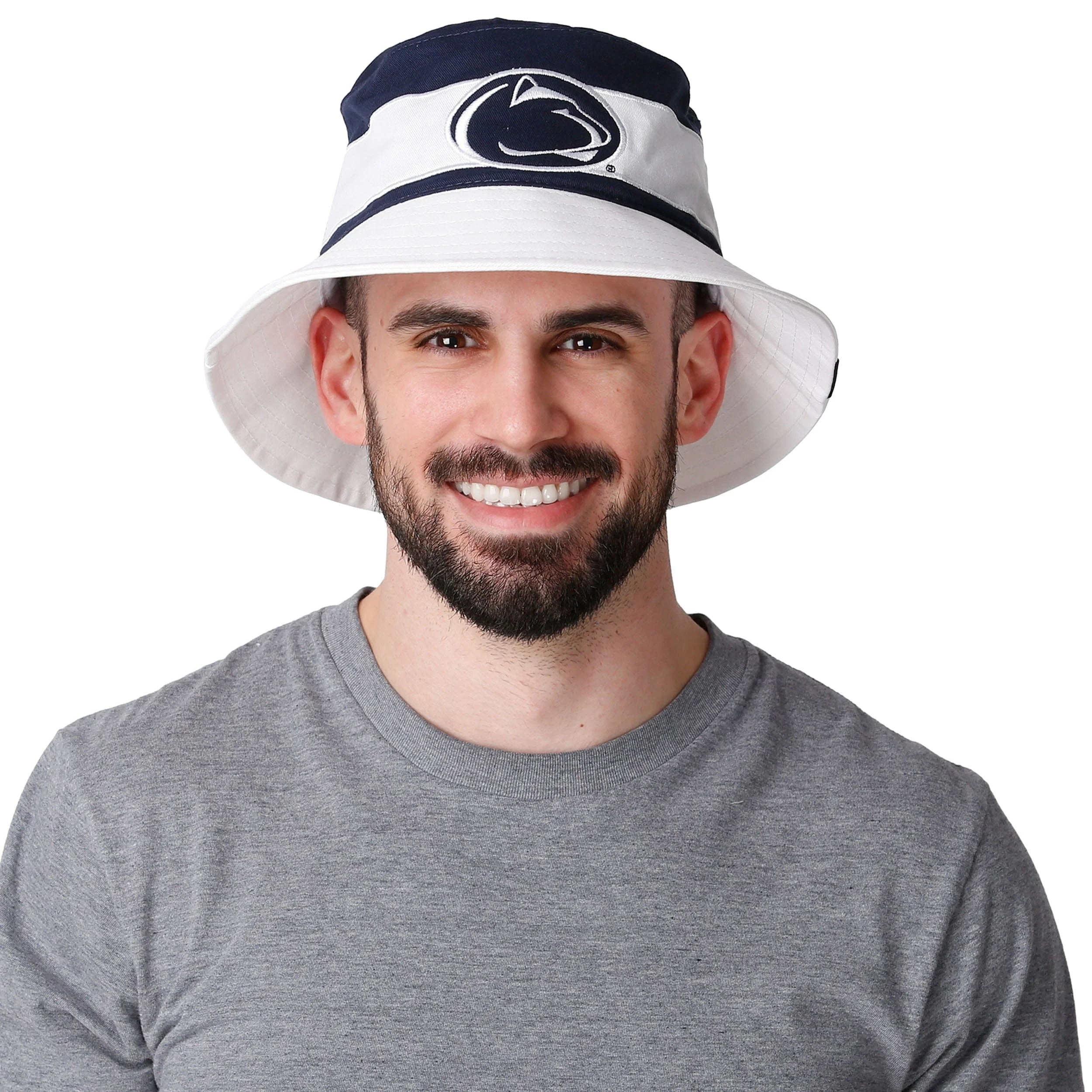 Penn State Nittany Lions NCAA Team Stripe Bucket Hat - Image 5