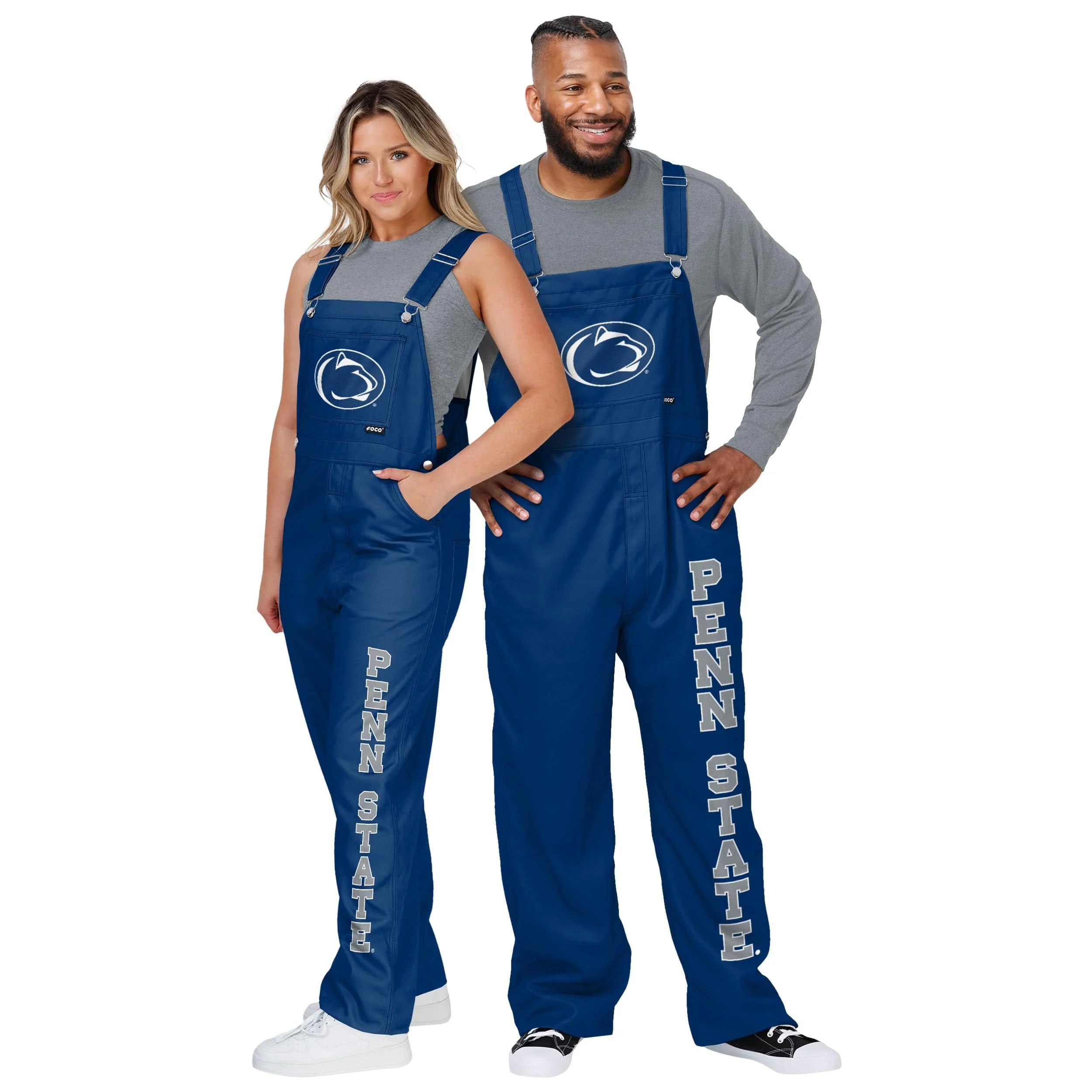 Penn State Nittany Lions NCAA Womens Big Logo Bib Overalls - Image 3