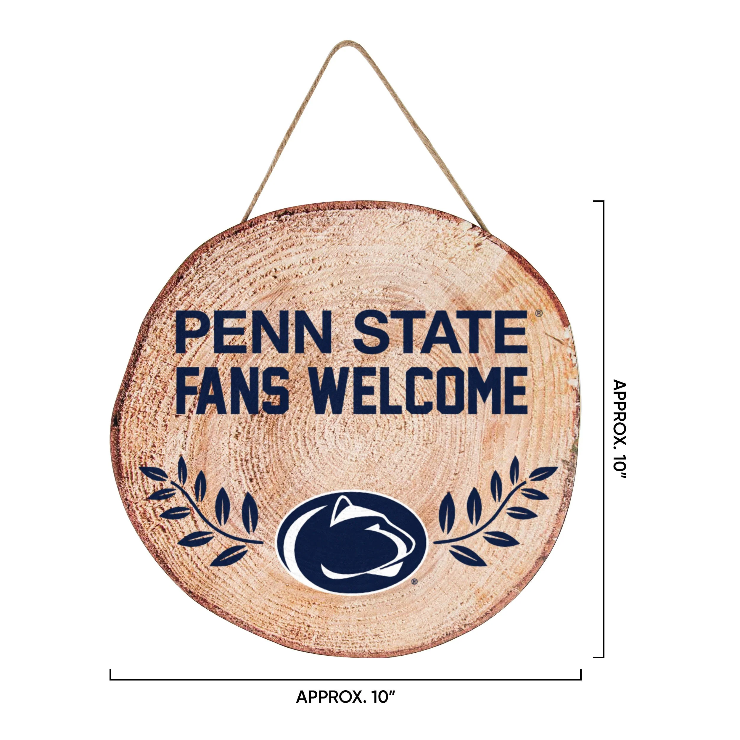 Penn State Nittany Lions NCAA Wood Stump Sign - Image 3