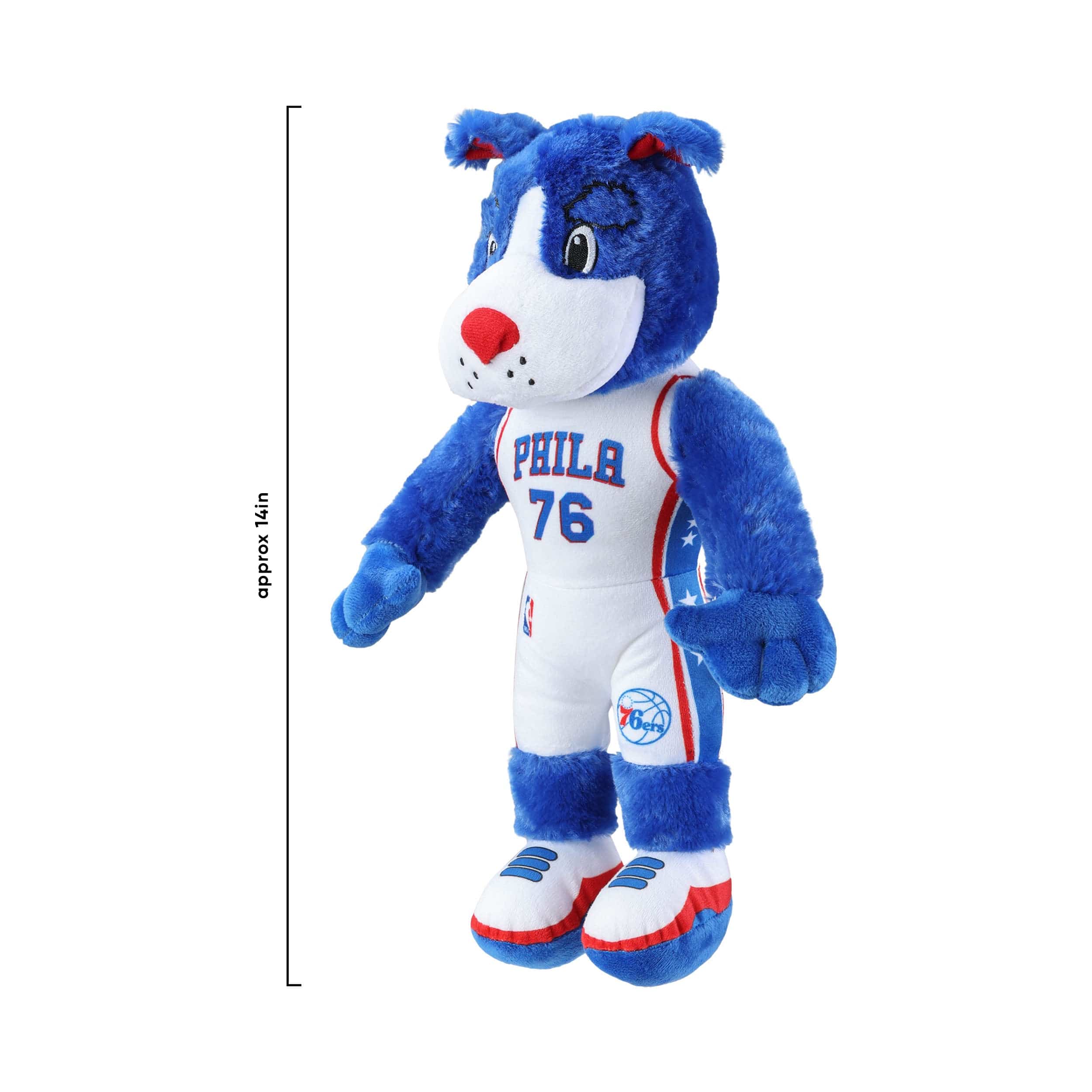 Philadelphia 76ers NBA Franklin the Dog Large Plush Mascot - Image 2