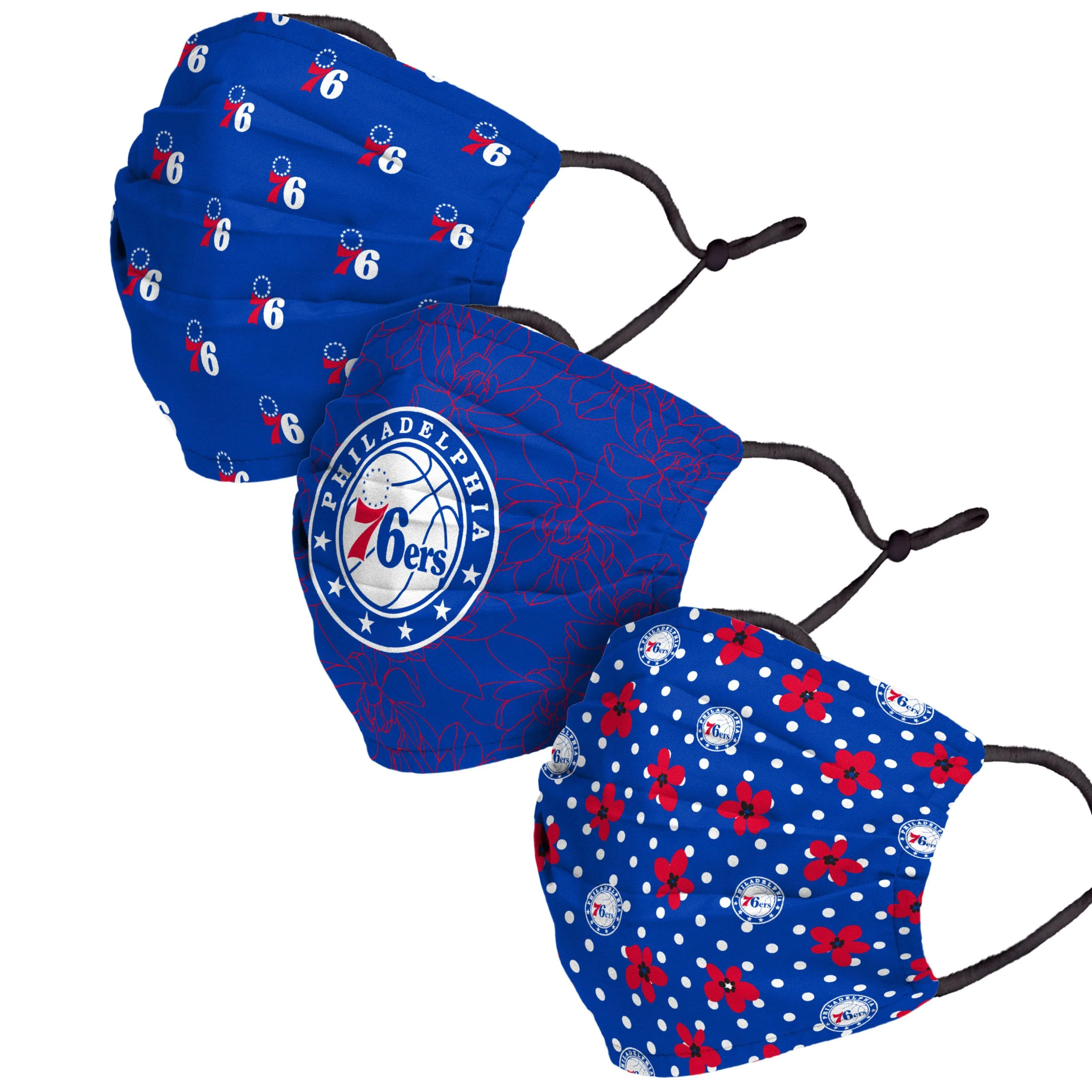 Philadelphia 76ers NBA Gameday Gardener 3 Pack Face Cover - Image 2