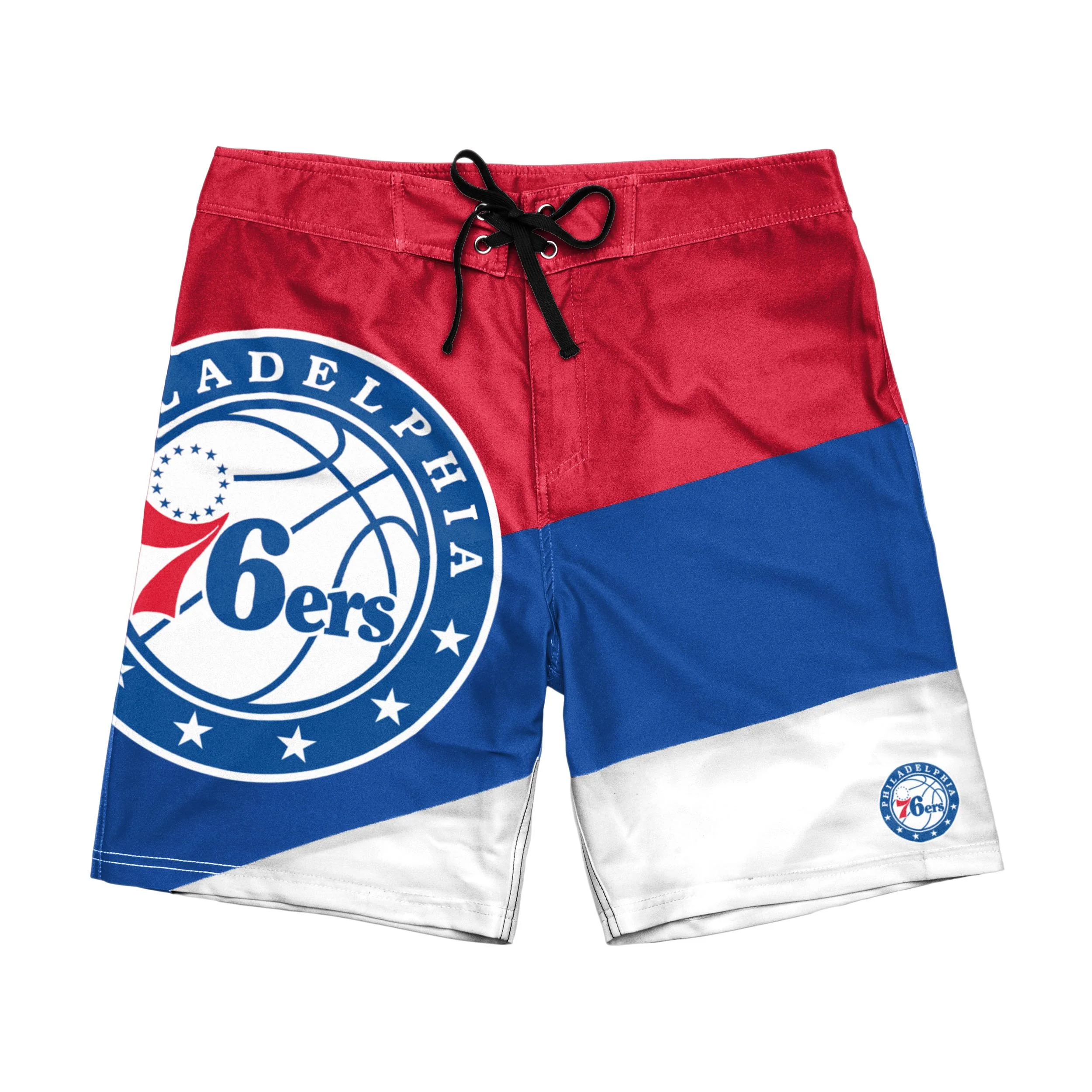 Philadelphia 76ers NBA Mens Color Dive Boardshorts - Image 3