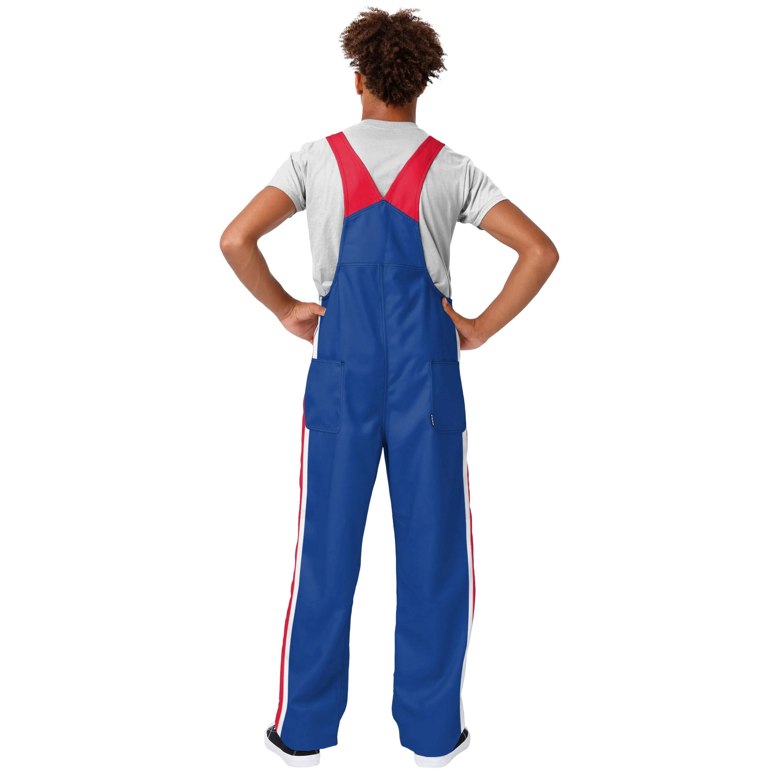Philadelphia 76ers NBA Mens Team Stripe Bib Overalls - Image 2