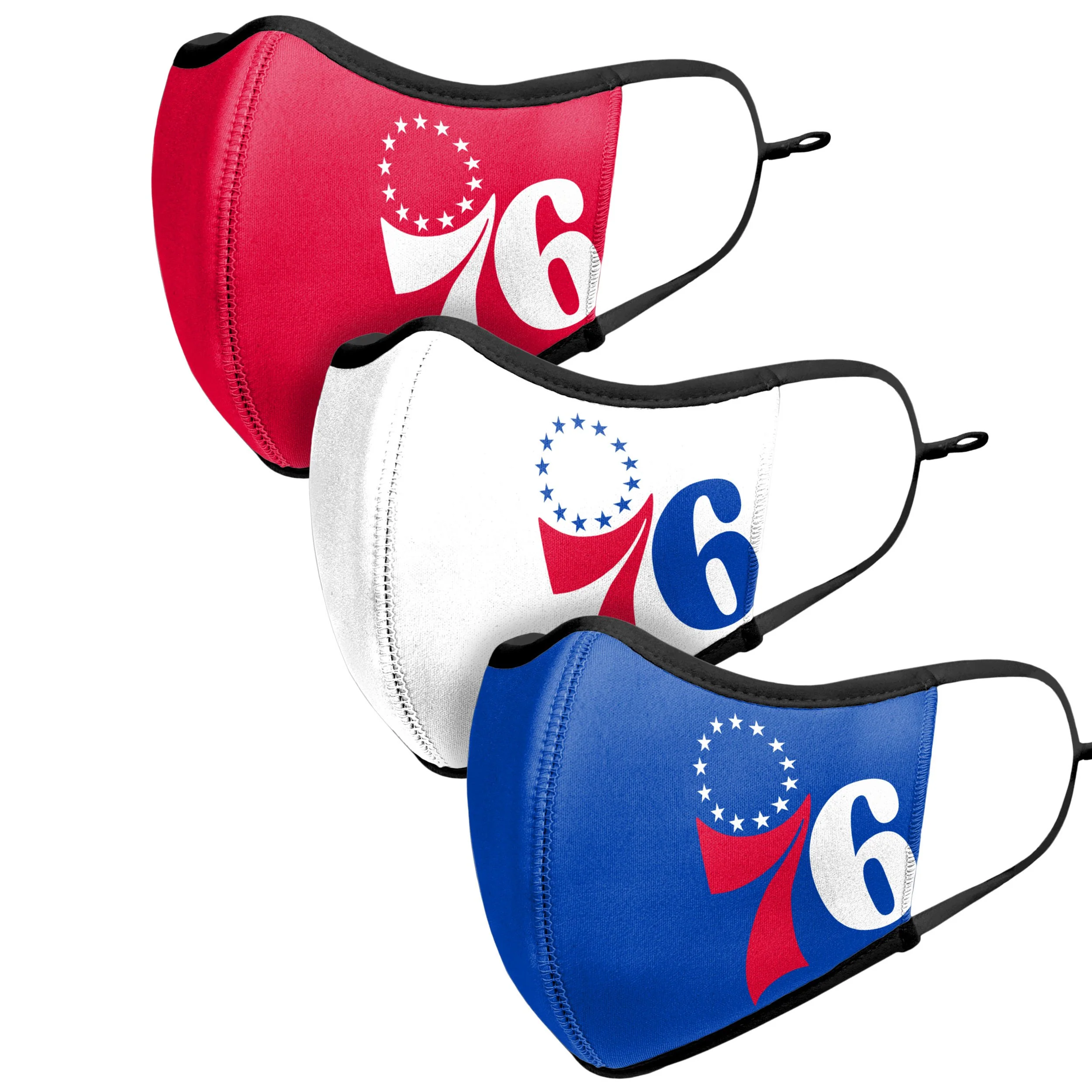 Philadelphia 76ers NBA Sport 3 Pack Face Cover - Image 4