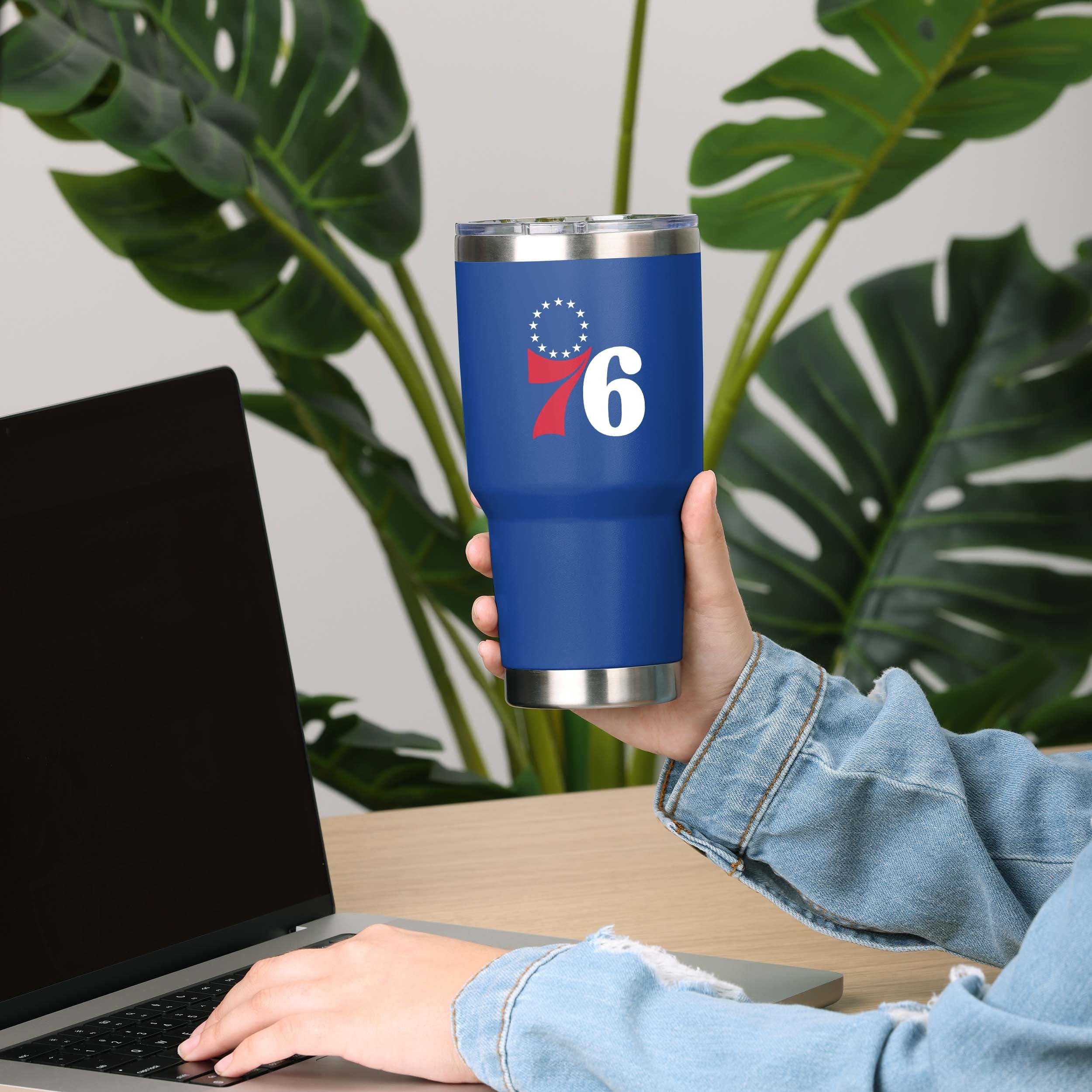 Philadelphia 76Ers Team Logo 30 oz Tumbler - Image 2