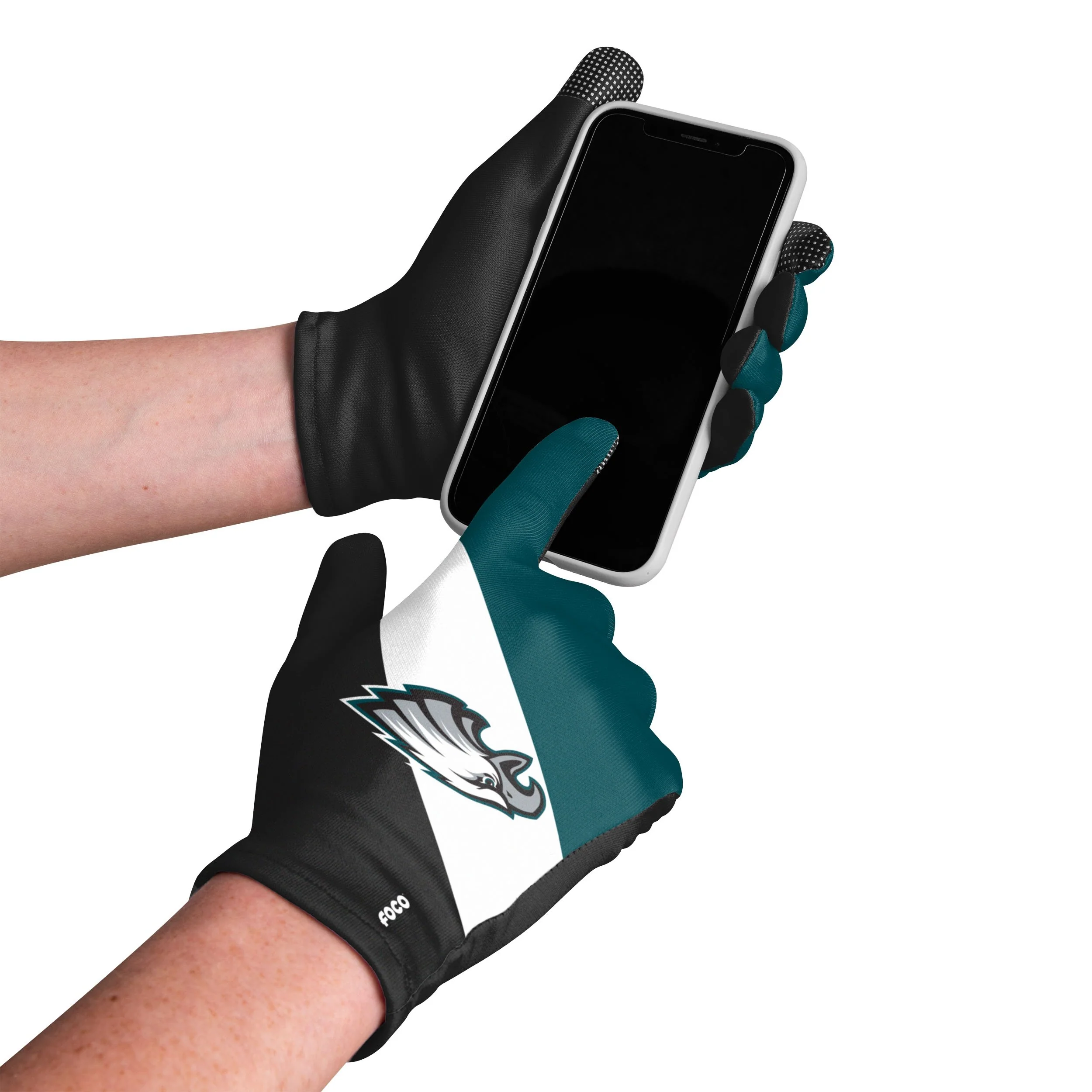 Philadelphia Eagles NFL 2 Pack Reusable Stretch Gloves - Image 2