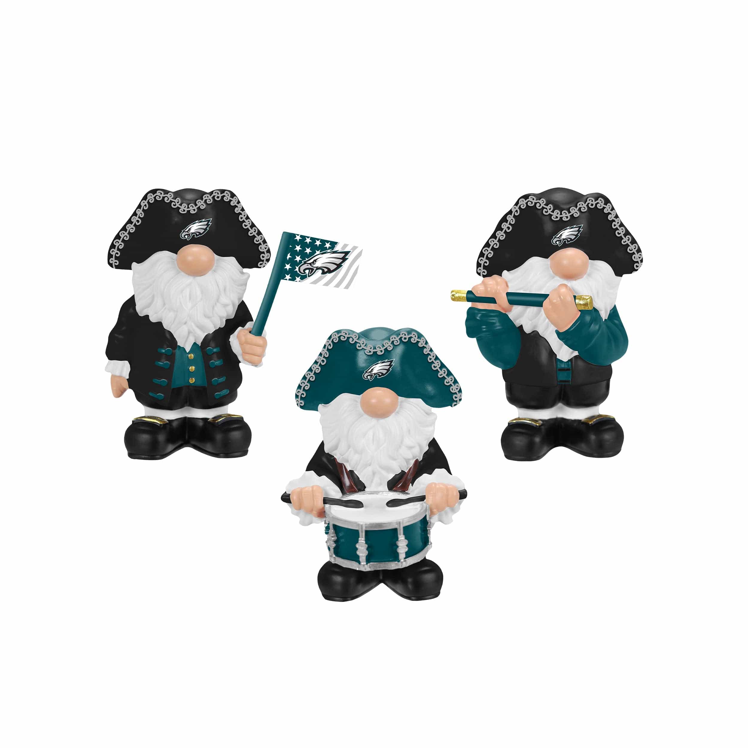 Philadelphia Eagles NFL 3 Pack Americana Mini Gnome Set