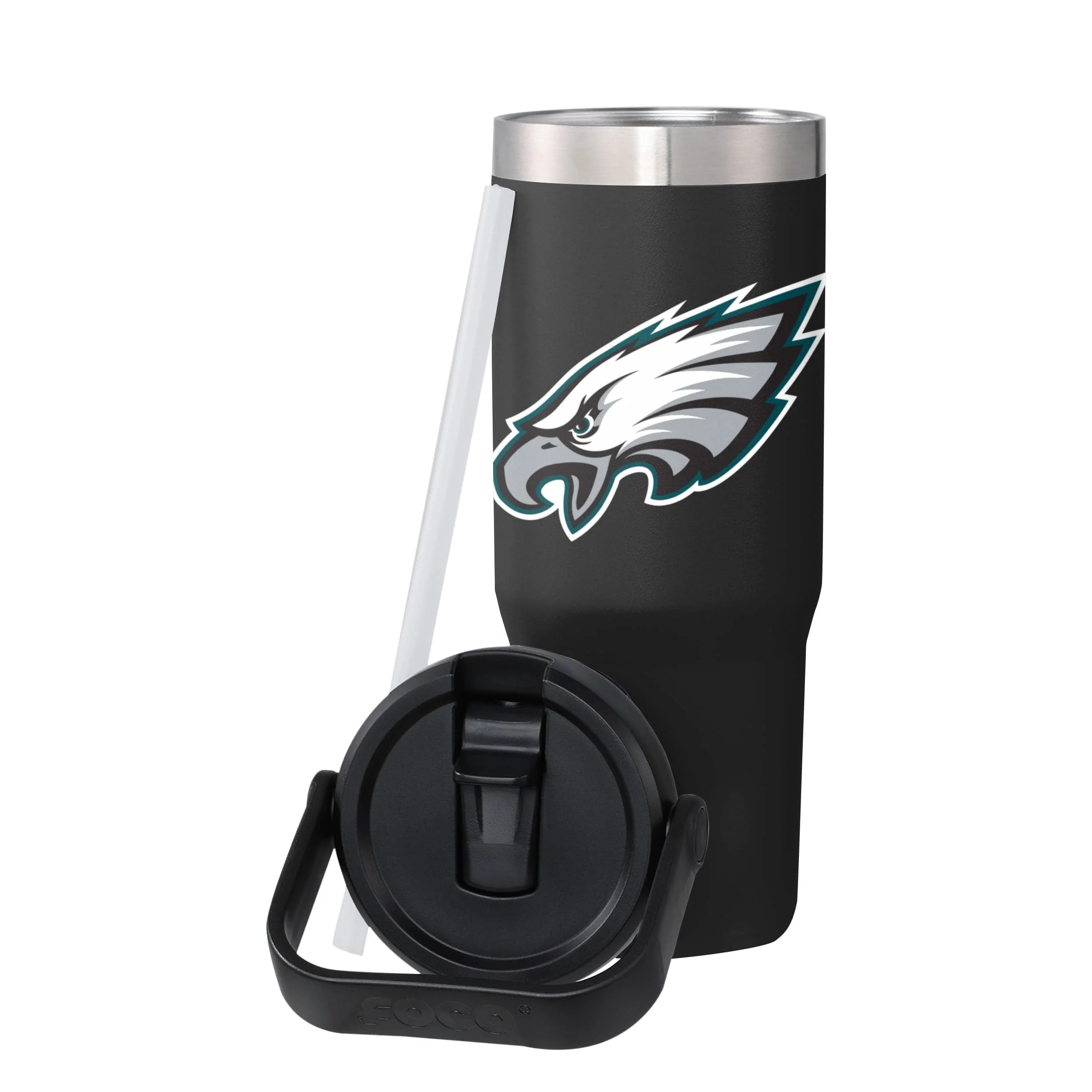 Philadelphia Eagles NFL 30 oz Straw Tumbler - Image 3