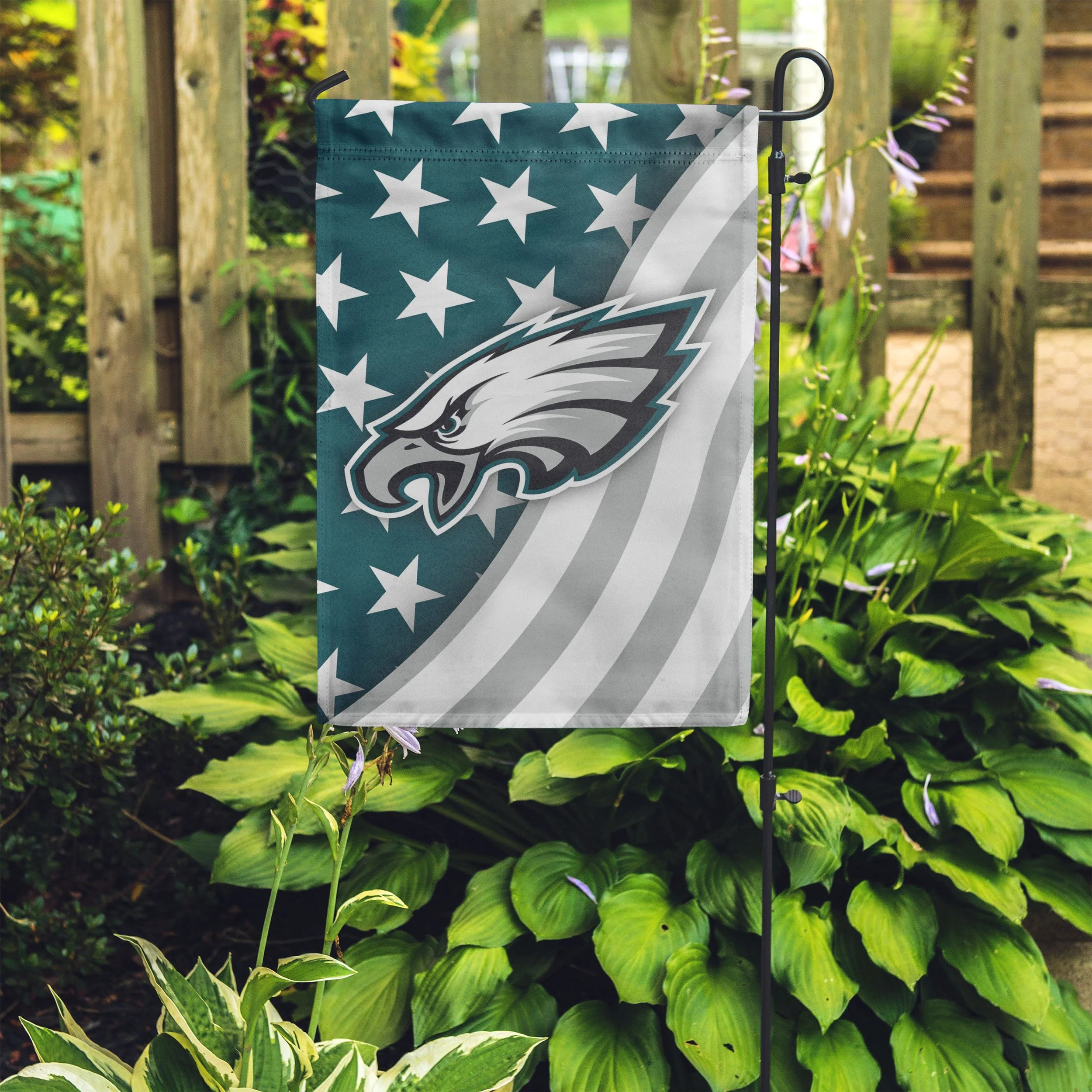 Philadelphia Eagles NFL Americana Garden Flag - Image 4