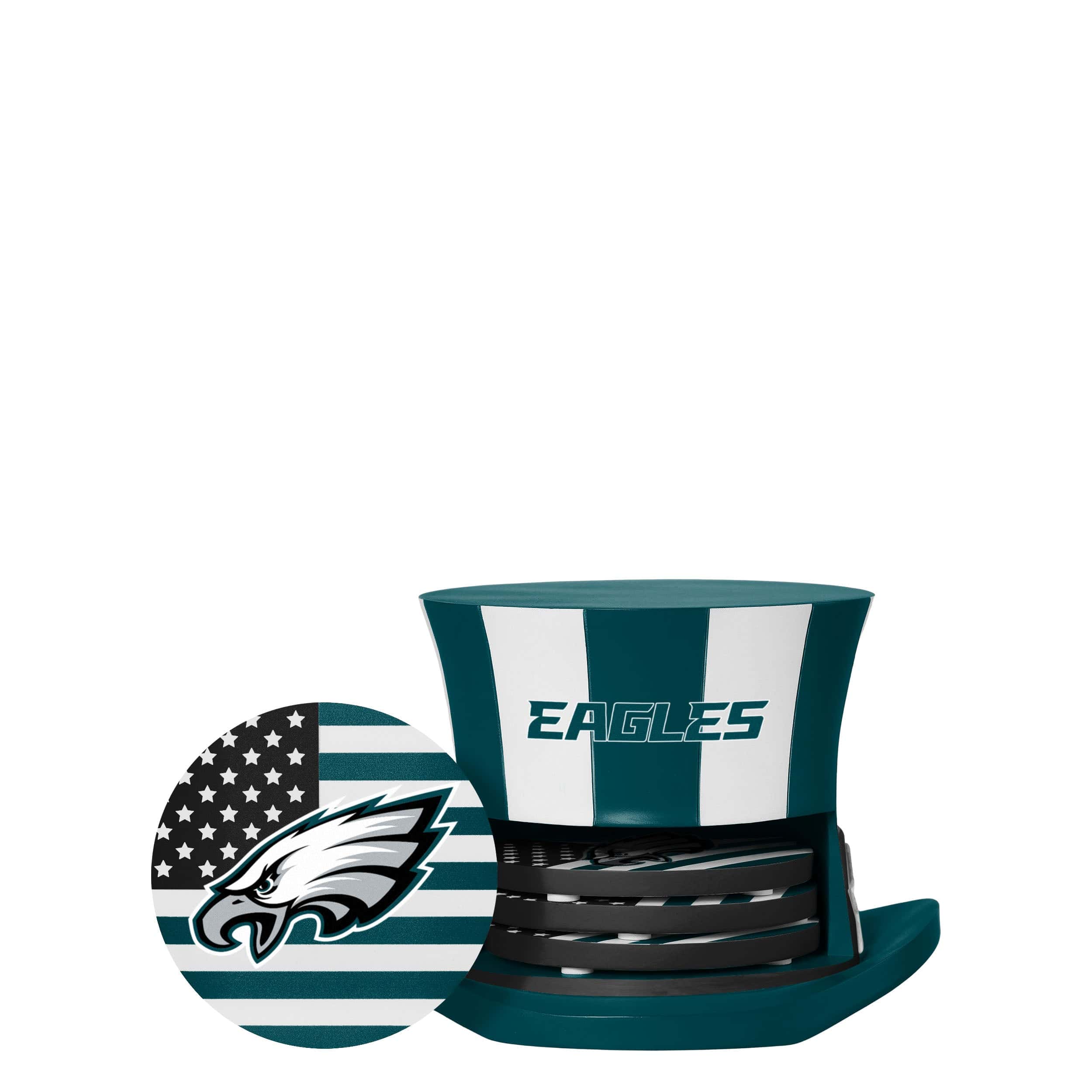 Philadelphia Eagles NFL Americana Resin Coaster Set