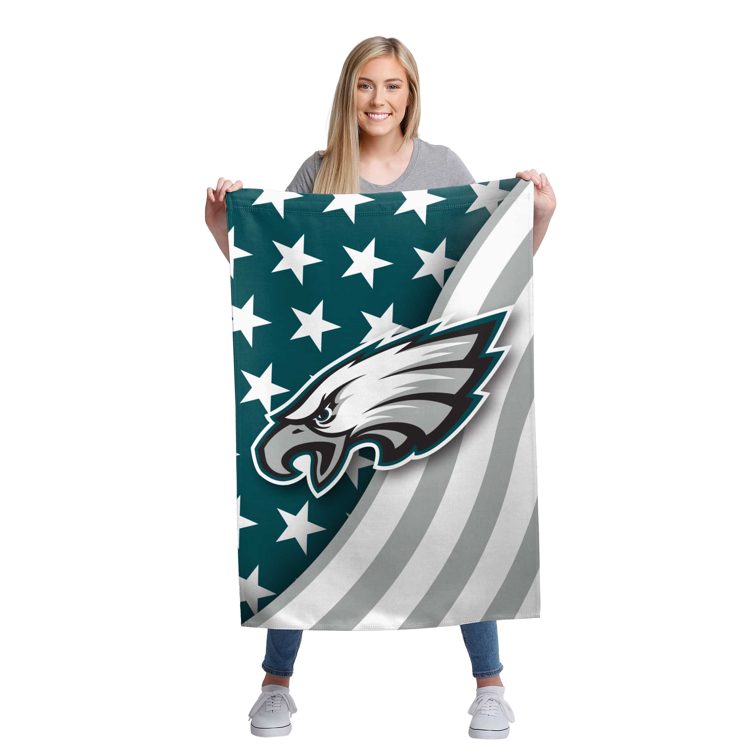 Philadelphia Eagles NFL Americana Vertical Flag - Image 2