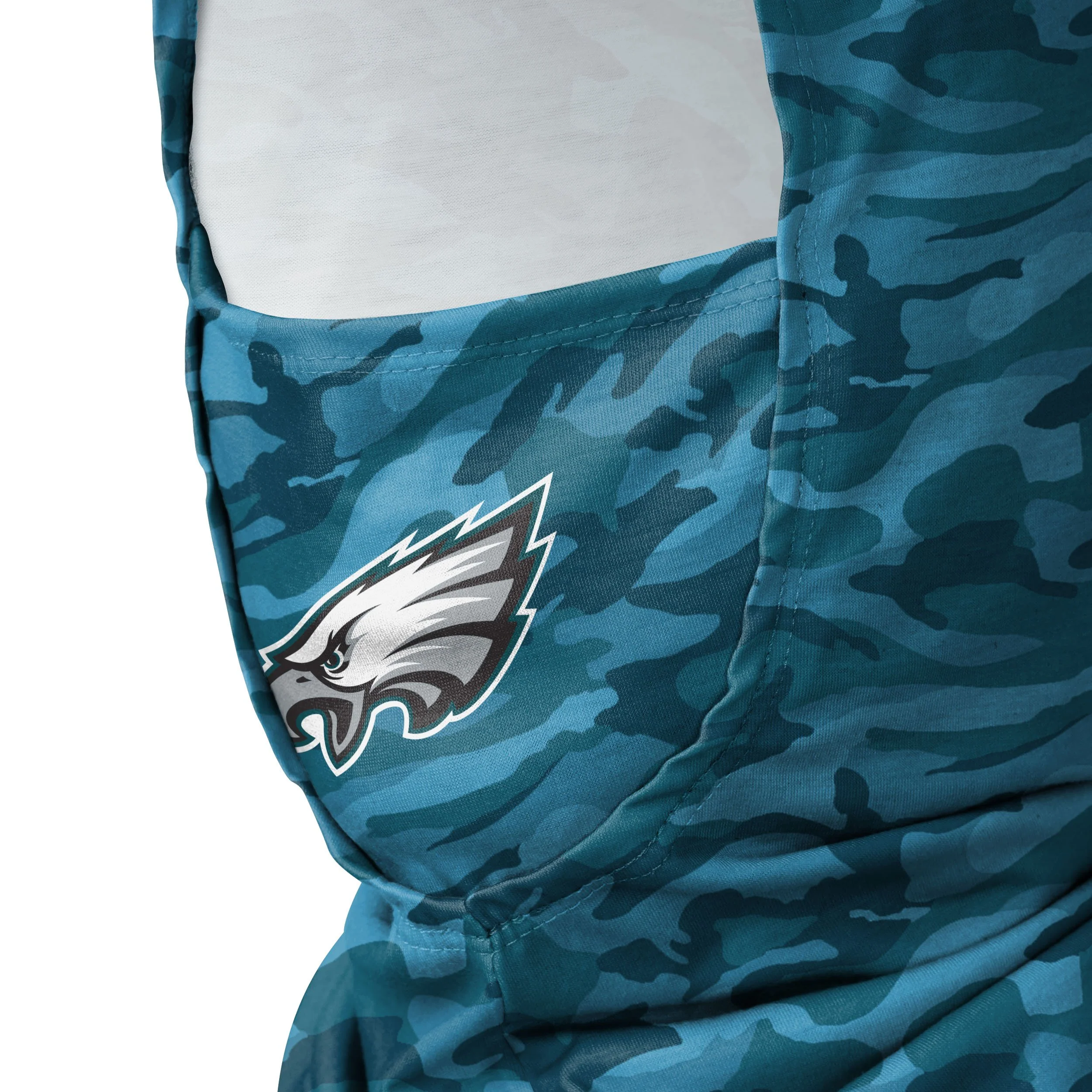 Philadelphia Eagles NFL Camo Lightweight Hooded Gaiter - Image 3