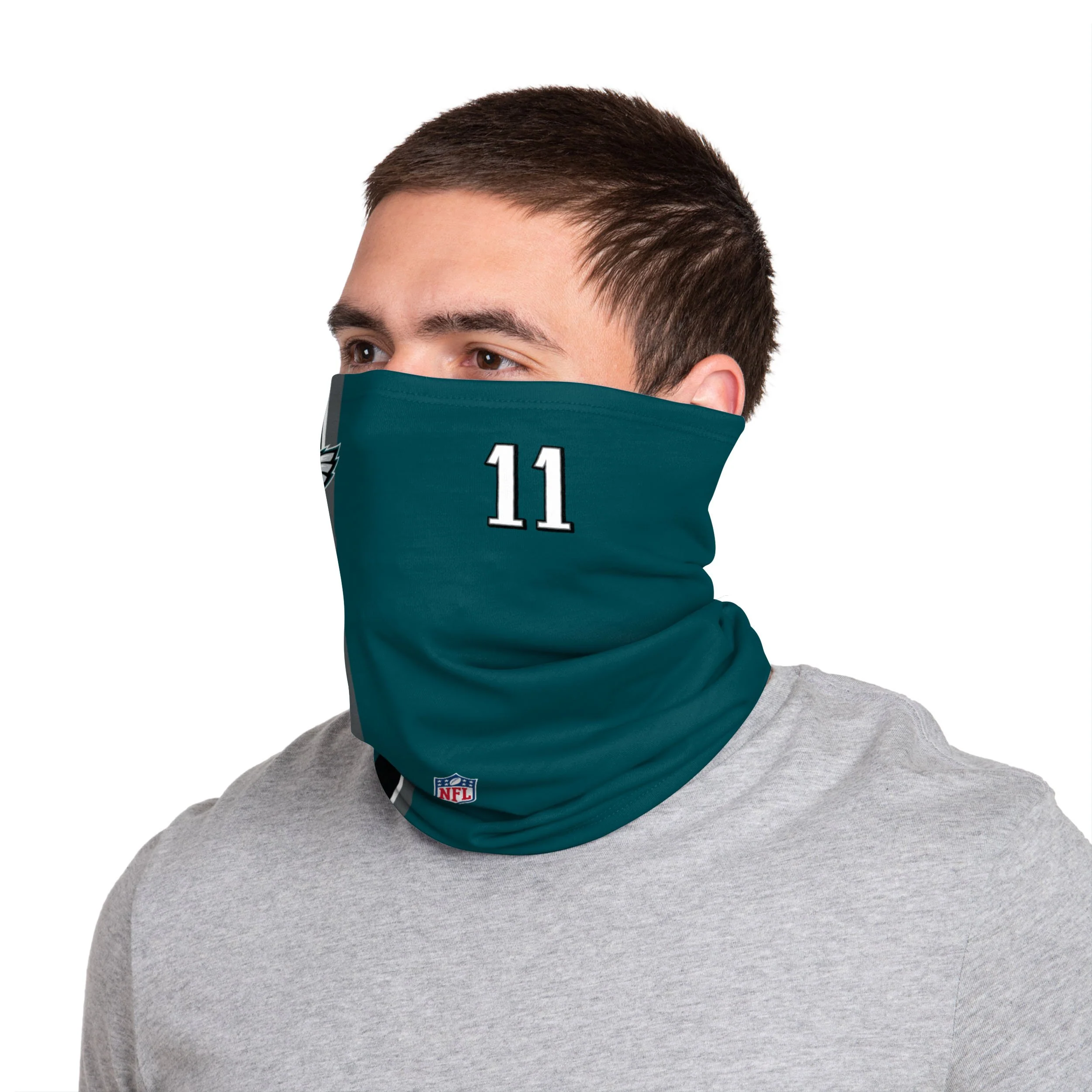Philadelphia Eagles NFL Carson Wentz On-Field Sideline Gaiter Scarf - Image 3