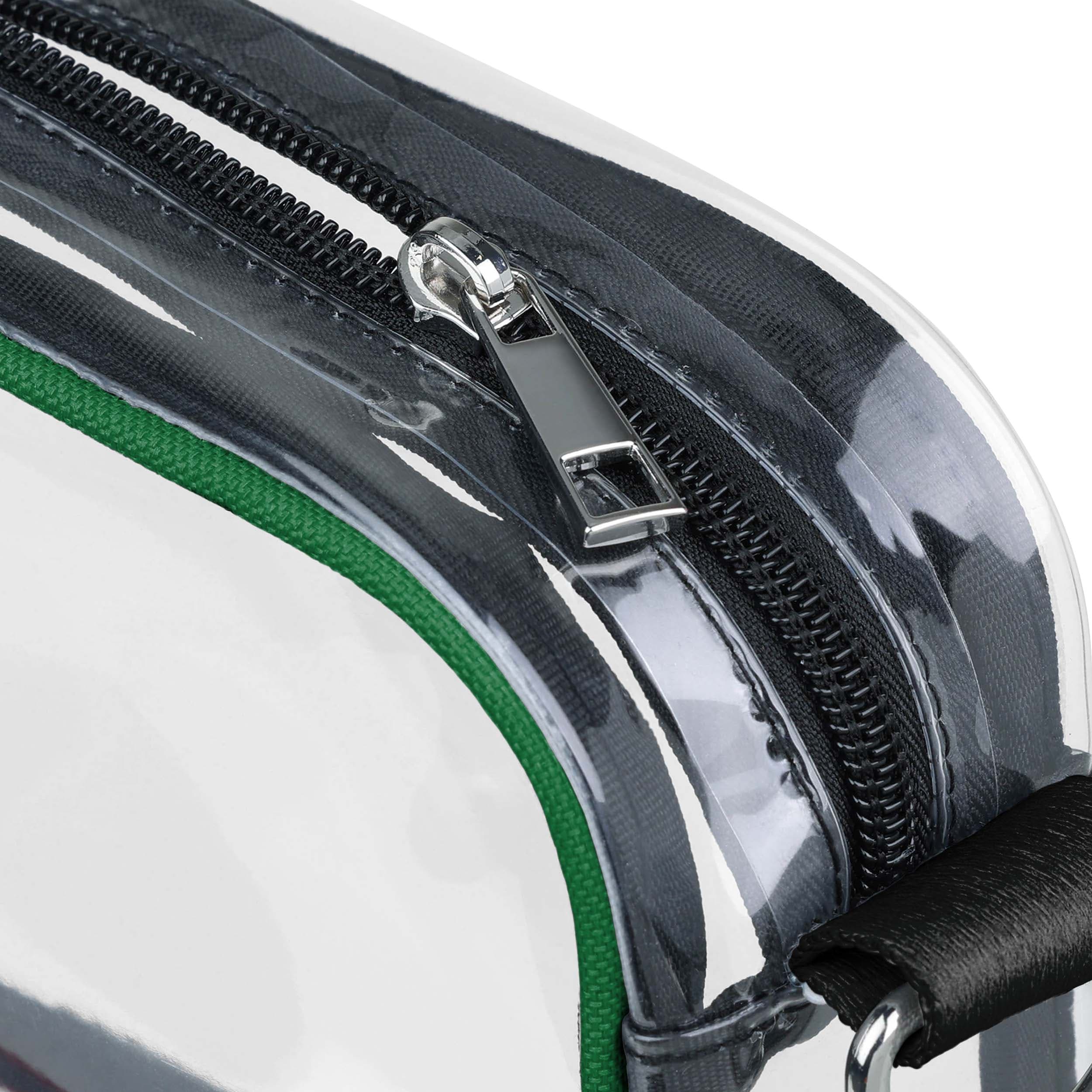 Philadelphia Eagles NFL Chenille Logo Clear Crossbody Bag (PREORDER - SHIPS EARLY JUNE) - Image 4