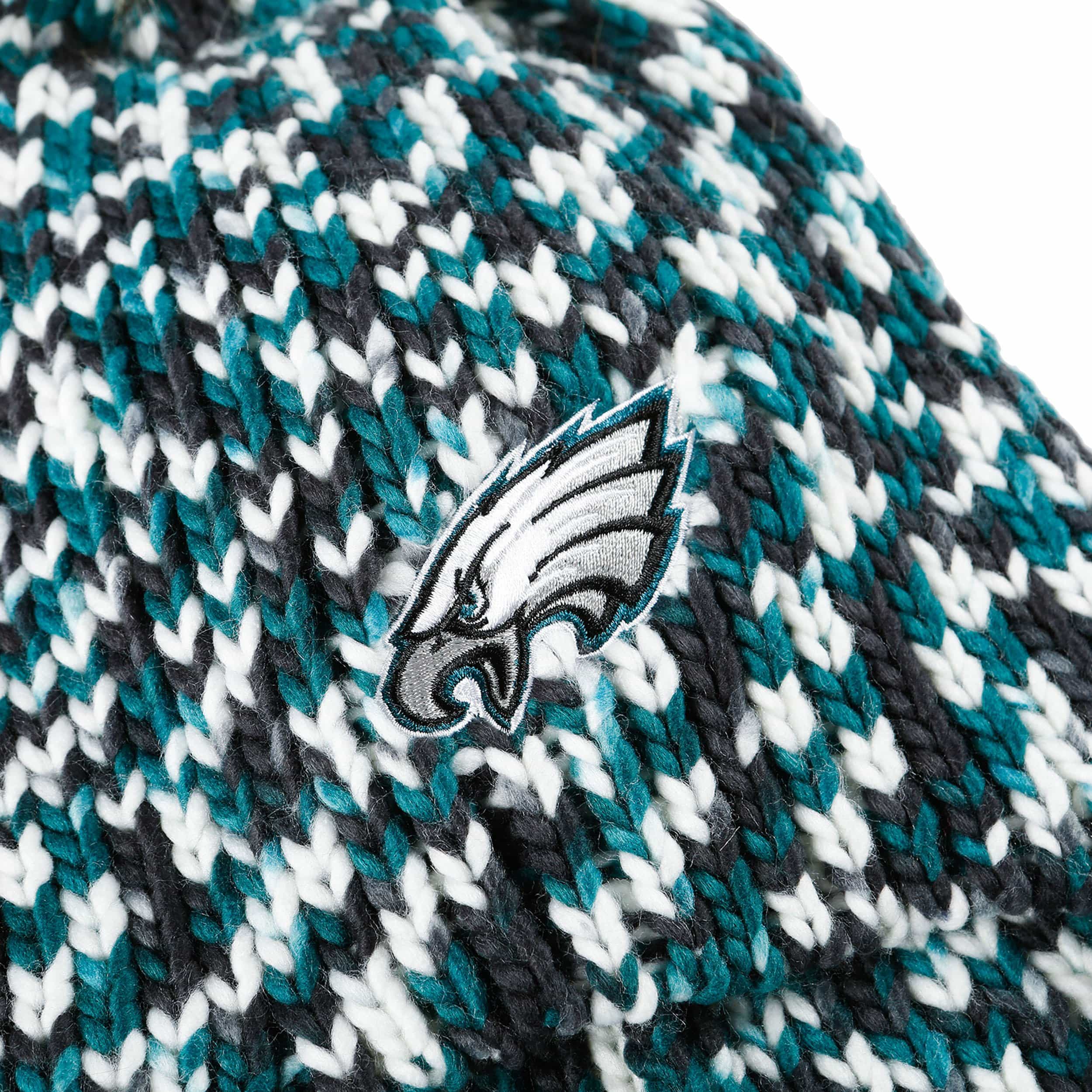 Philadelphia Eagles NFL Colorblend Knit Pom Beanie - Image 3