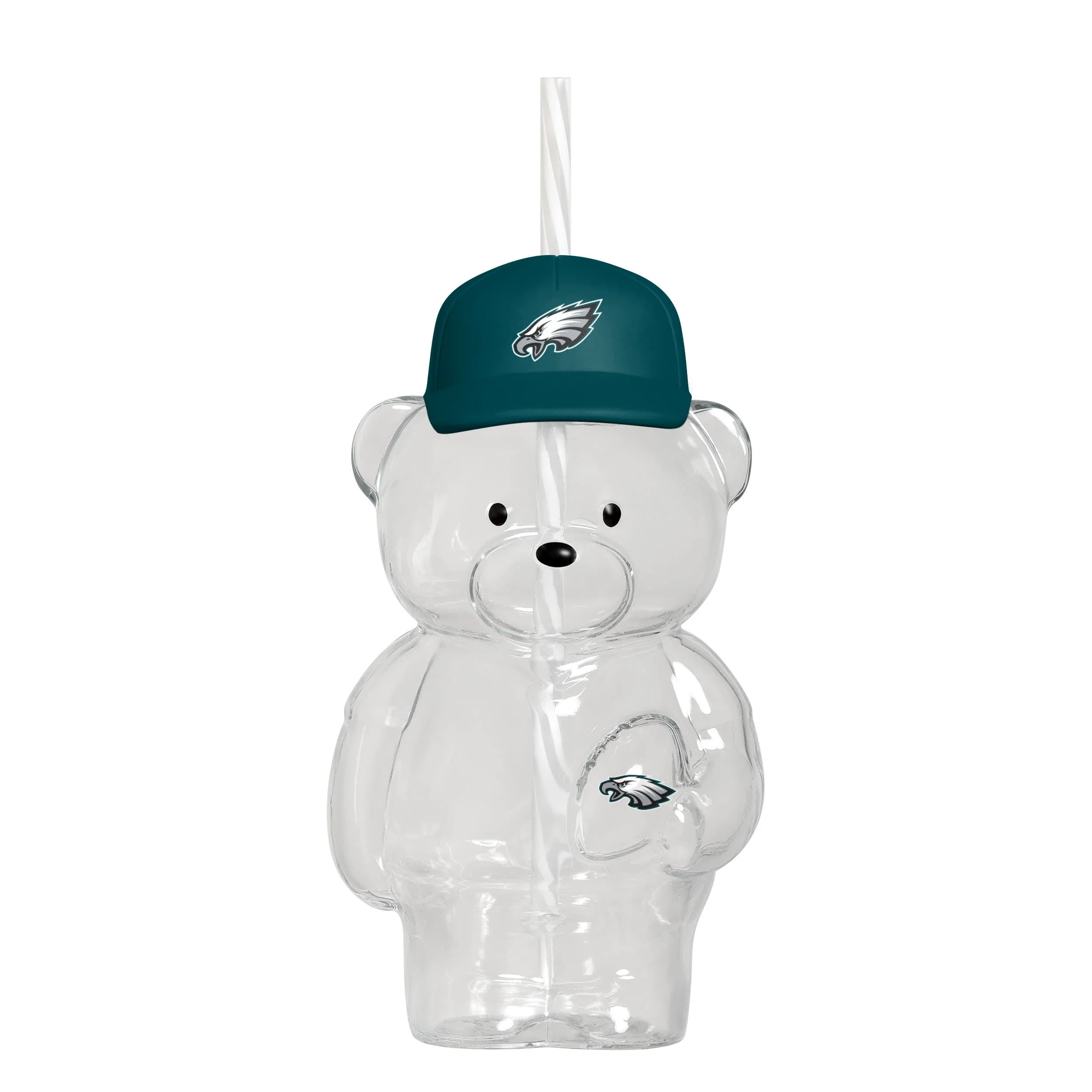 Philadelphia Eagles NFL Glass Bear Tumbler (PREORDER - SHIPS LATE JUNE)