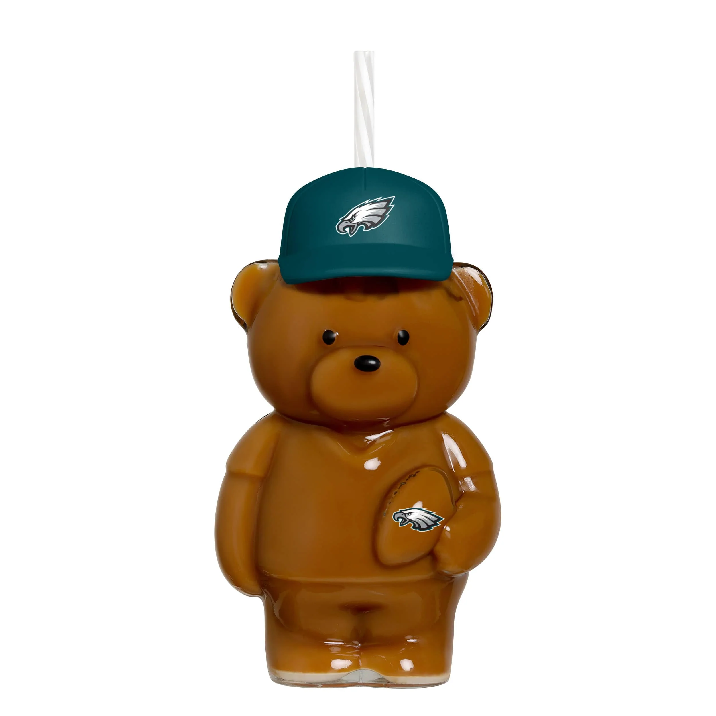 Philadelphia Eagles NFL Glass Bear Tumbler (PREORDER - SHIPS LATE JUNE) - Image 2
