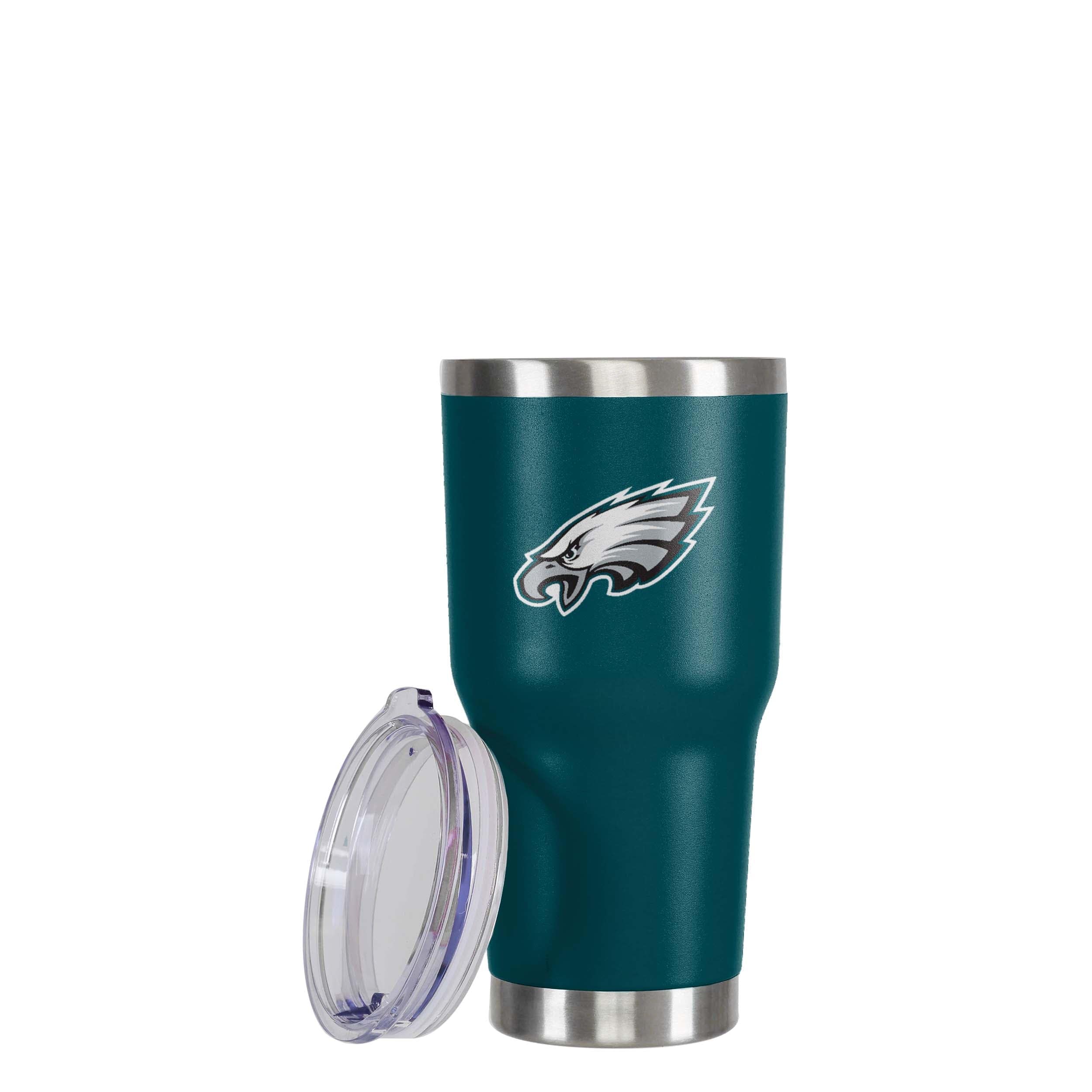 Philadelphia Eagles NFL Green Team Logo 30 oz Tumbler - Image 3