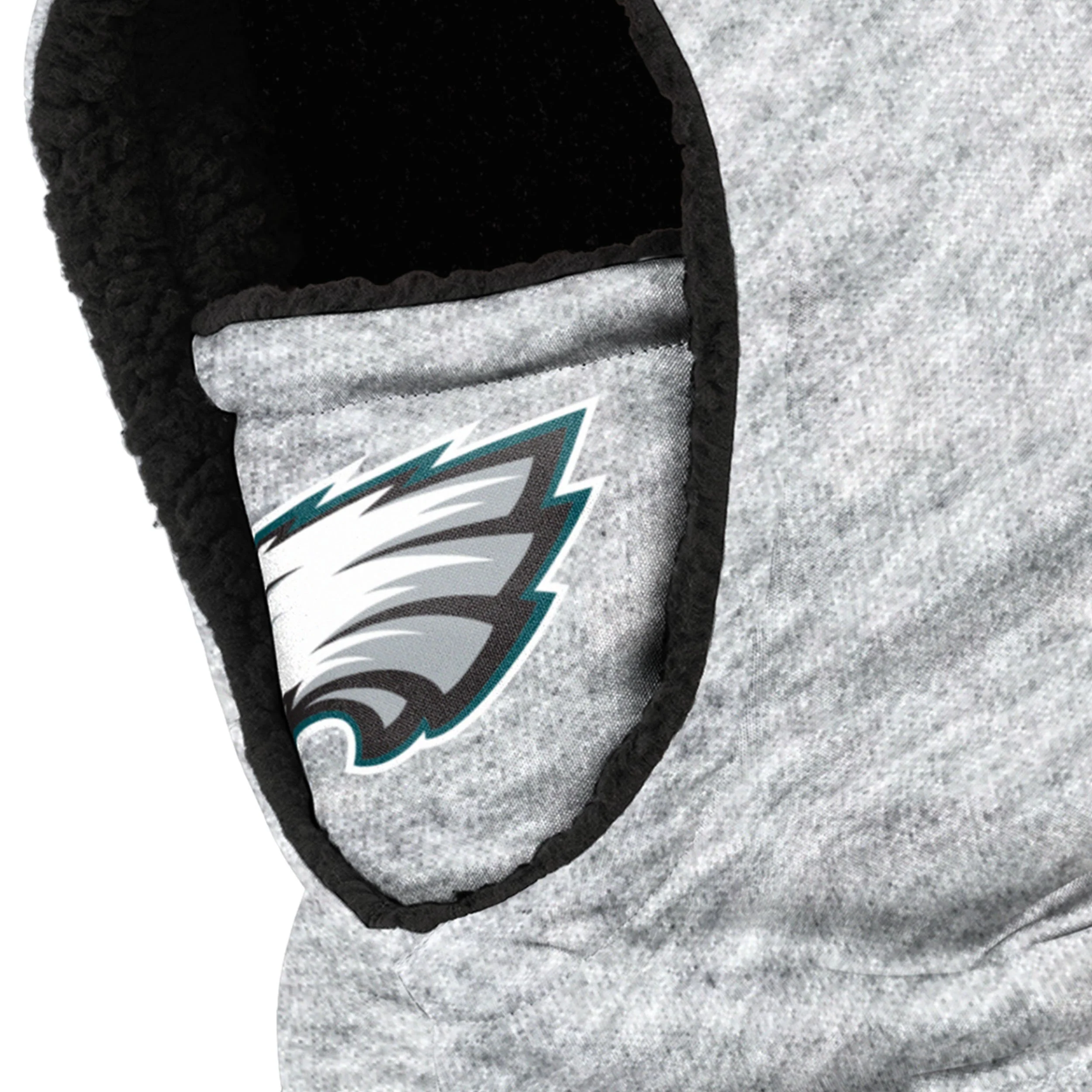 Philadelphia Eagles NFL Heather Grey Big Logo Hooded Gaiter - Image 3