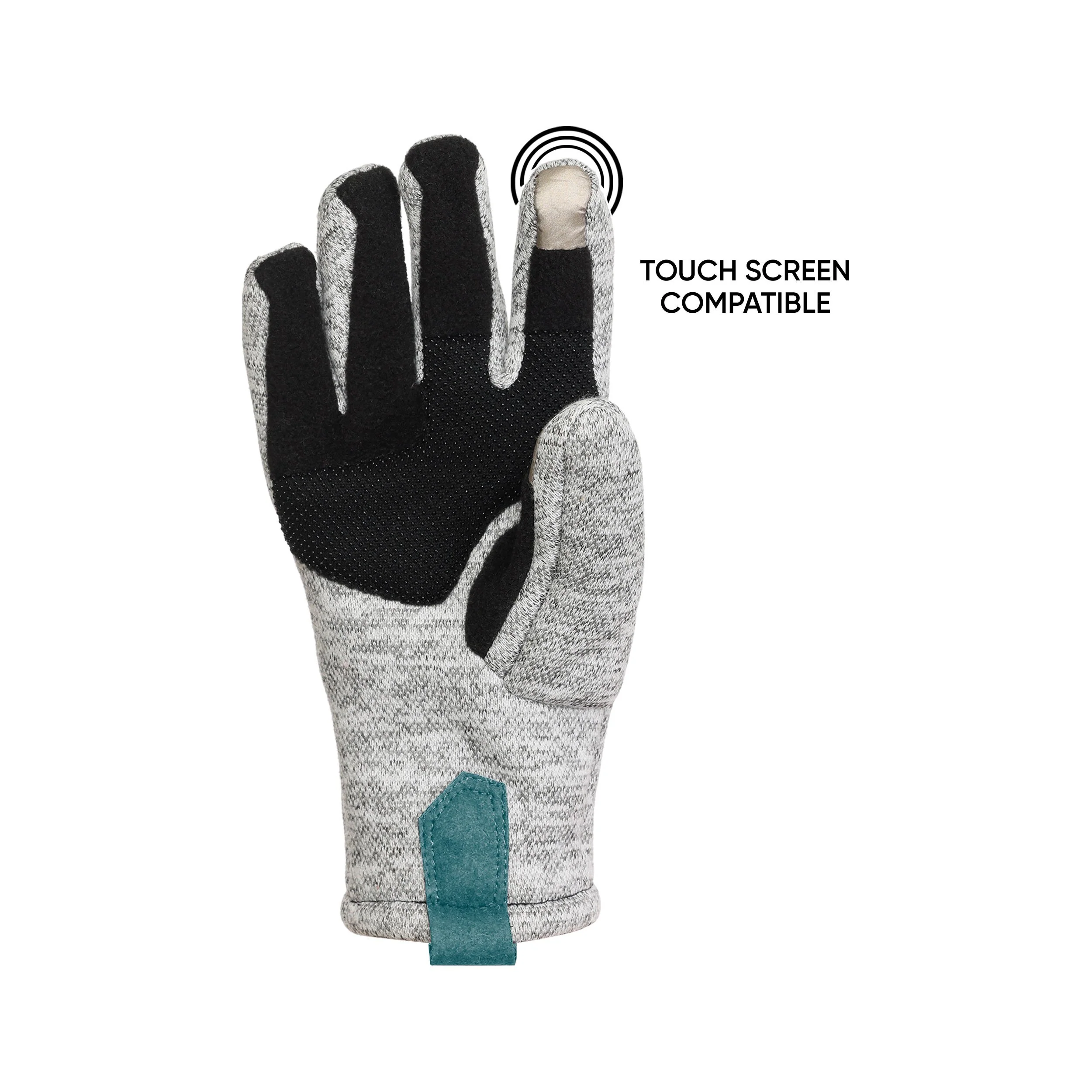 Philadelphia Eagles NFL Heather Grey Insulated Gloves - Image 3