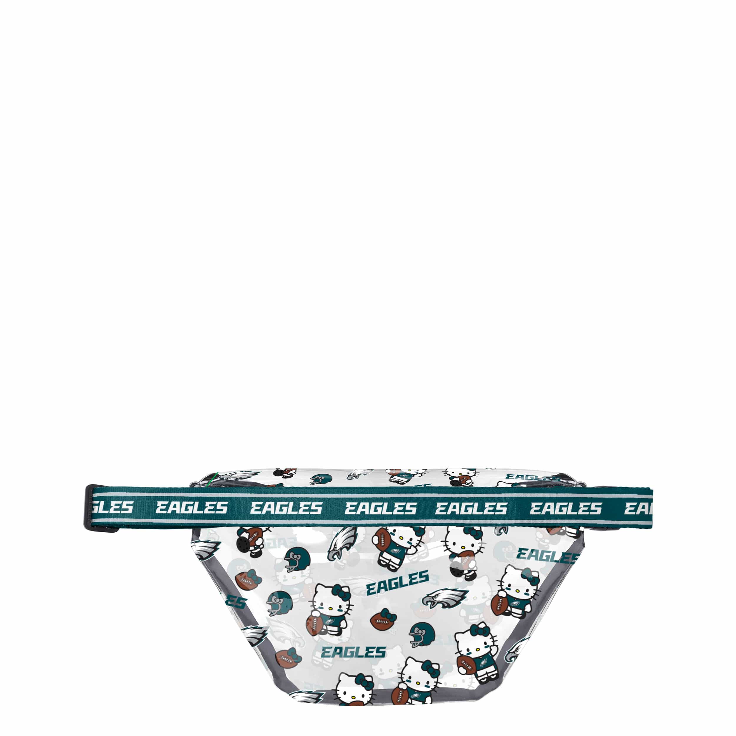 Philadelphia Eagles NFL Hello Kitty® Clear Fanny Pack (PREORDER - SHIPS MID JULY) - Image 2