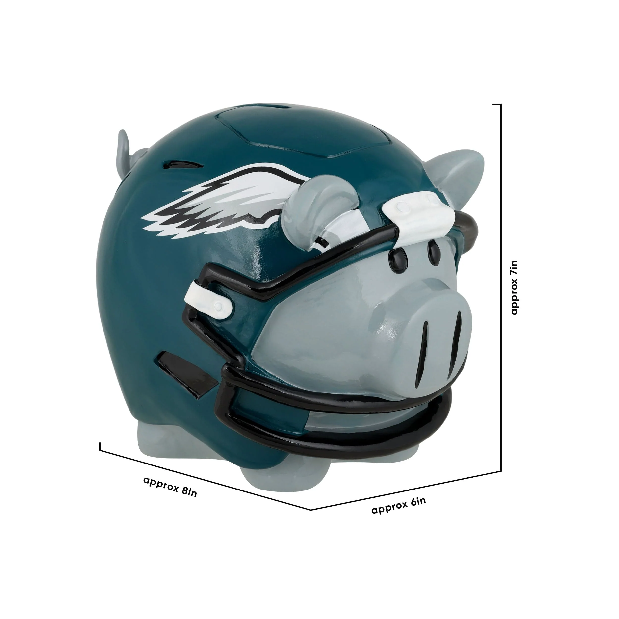 Philadelphia Eagles NFL Helmet Piggy Bank - Image 4
