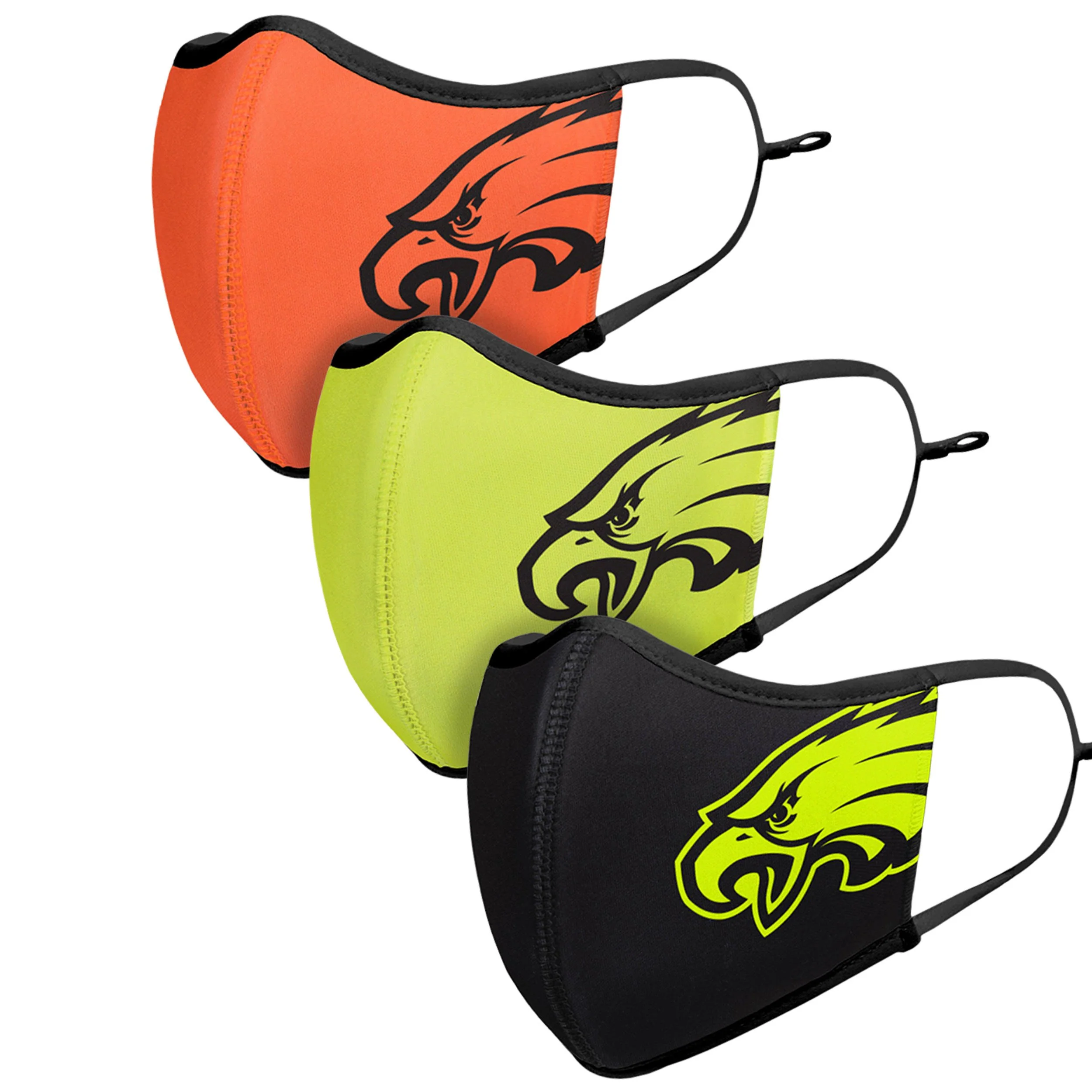 Philadelphia Eagles NFL Highlights Sport 3 Pack Face Cover - Image 3