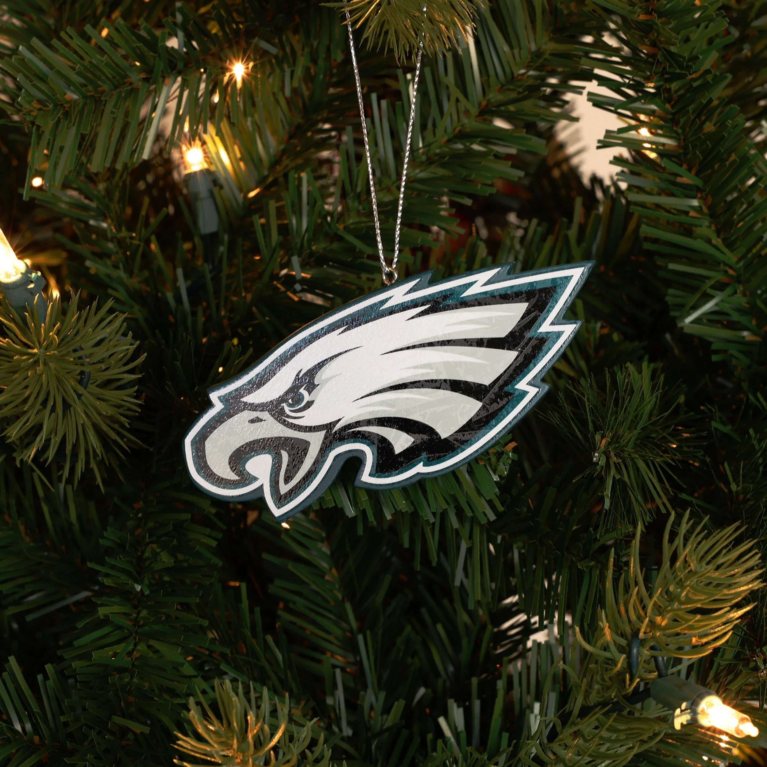 Philadelphia Eagles NFL Holiday Cheer Logo Ornament - Image 3
