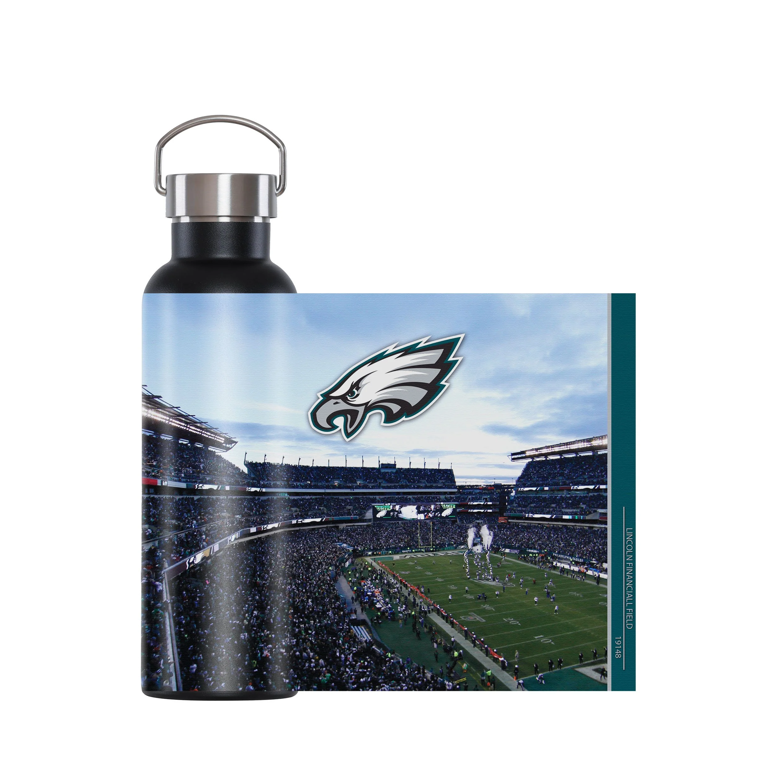 Philadelphia Eagles NFL Home Field Hydration 25 oz Bottle - Image 4