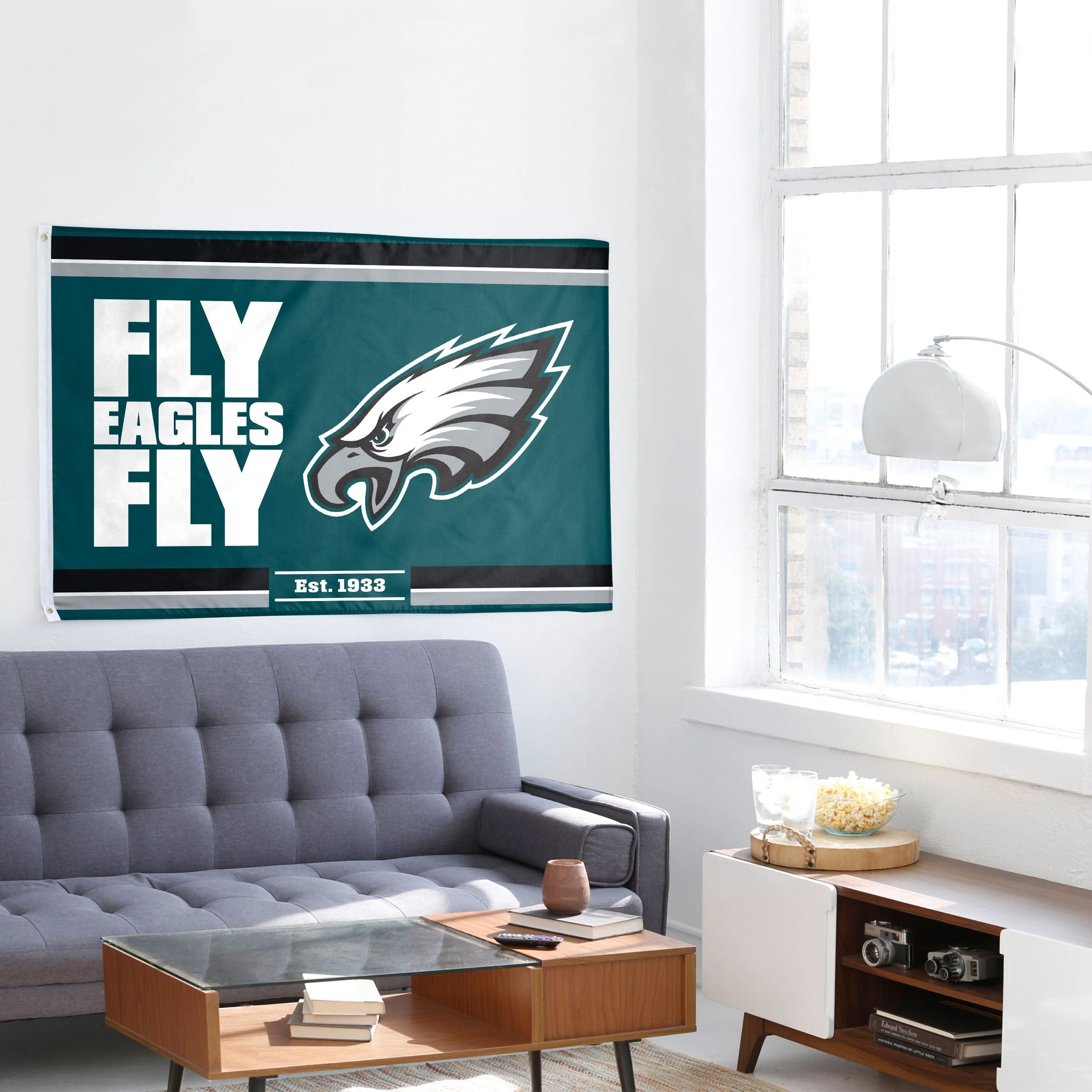 Philadelphia Eagles NFL Horizontal Slogan Flag - Image 4