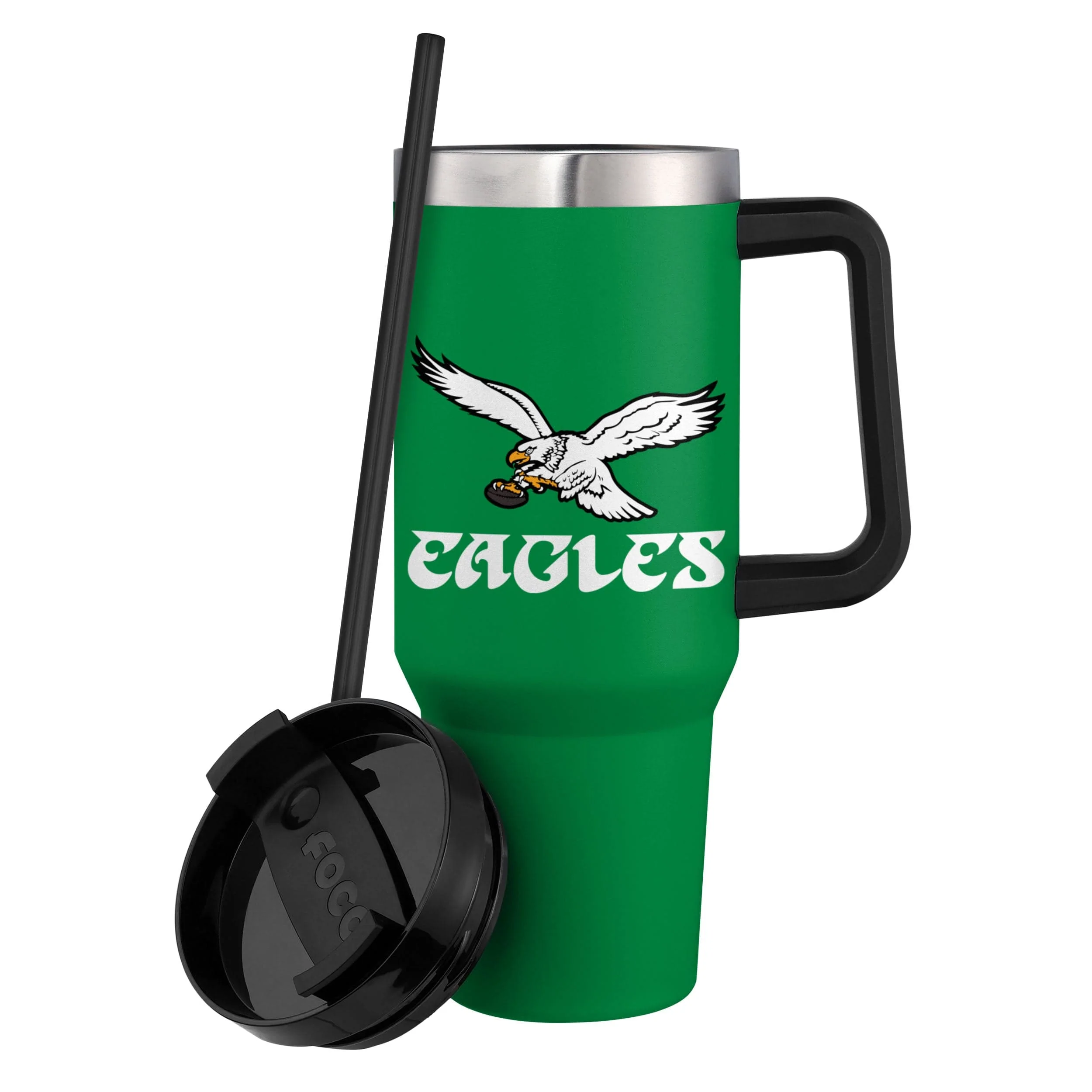 Philadelphia Eagles NFL Kelly Green 40 oz XL Tumbler - Image 3