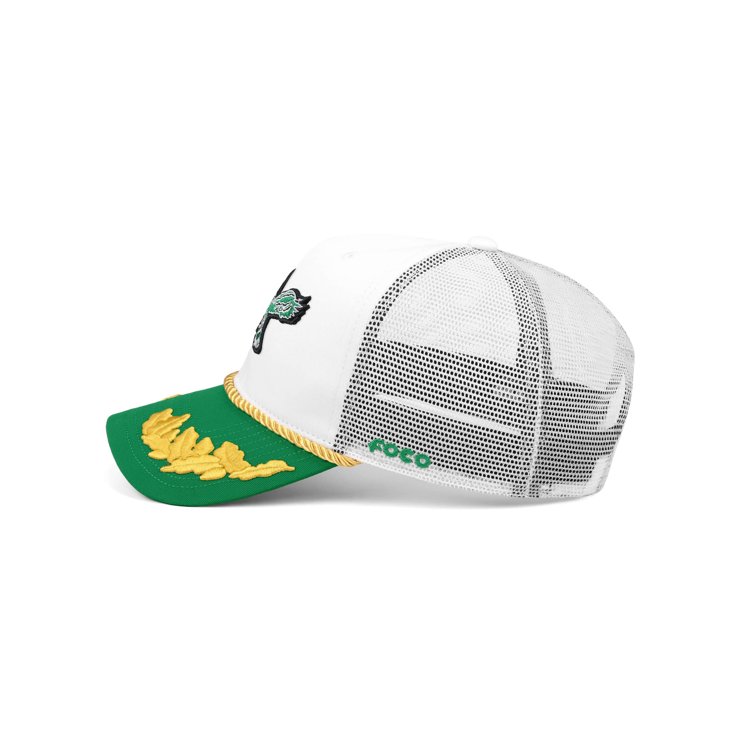 Philadelphia Eagles NFL Kelly Green Retro Captains Trucker RF Cap - Image 2