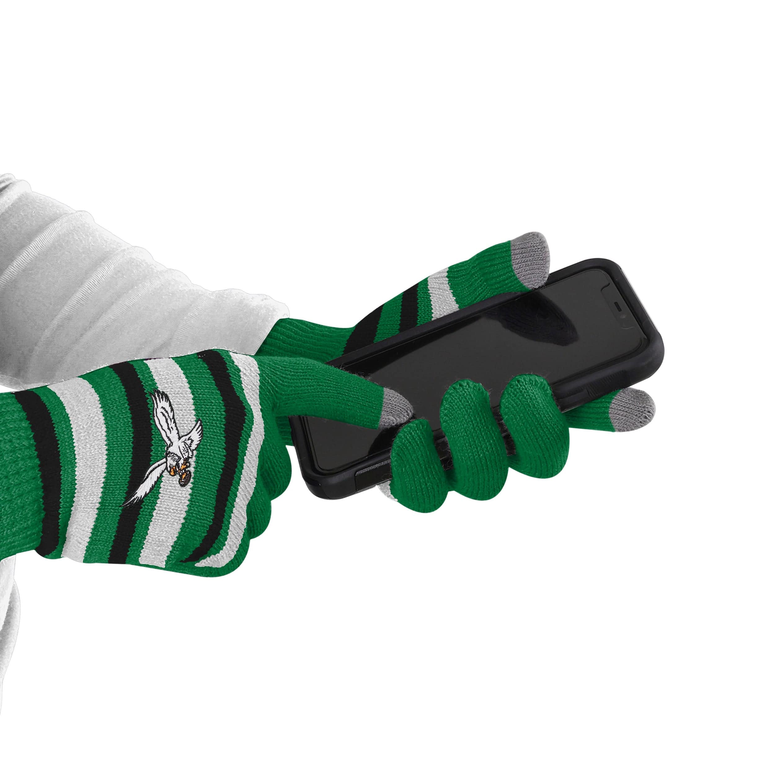 Philadelphia Eagles NFL Kelly Green Stretch Glove - Image 2