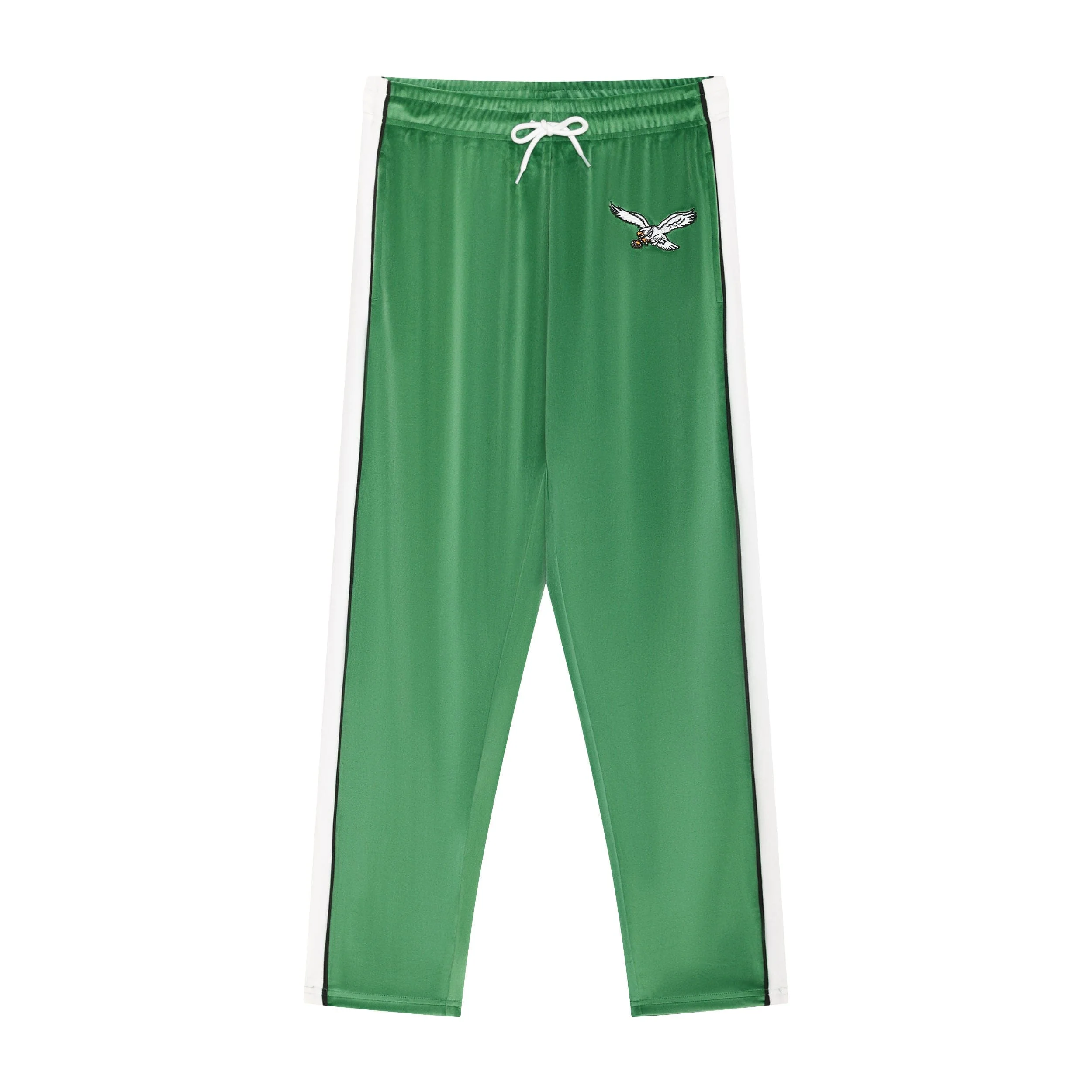 Philadelphia Eagles NFL Kelly Green Two Tone Velour Pants - Image 6