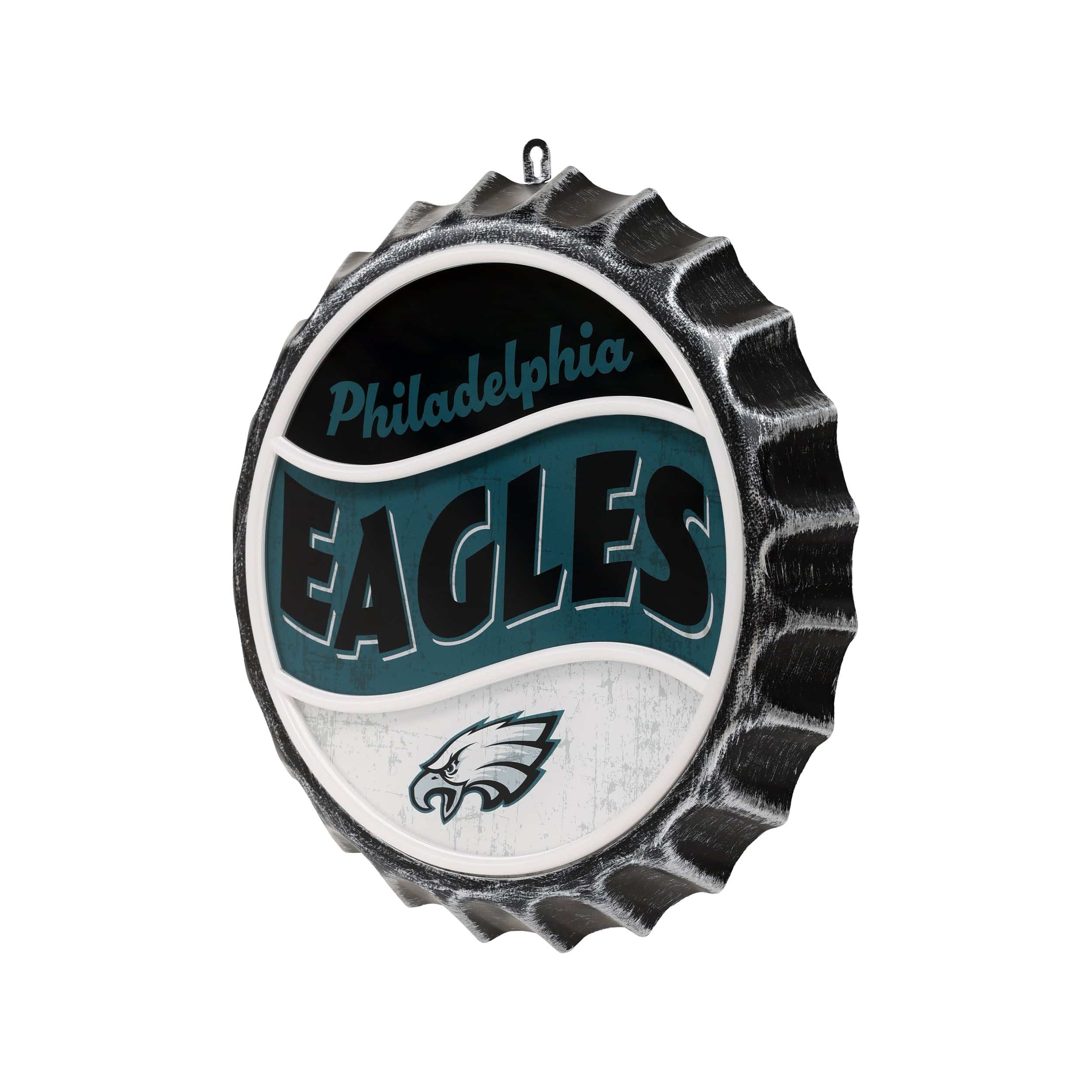 Philadelphia Eagles NFL LED Neon Backlit Bottle Cap Wall Sign - Image 3