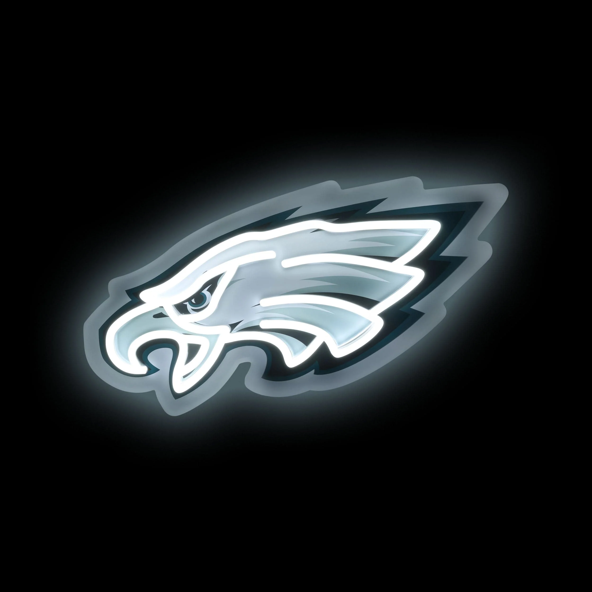 Philadelphia Eagles NFL LED Neon Light Up Team Logo Sign - Image 2