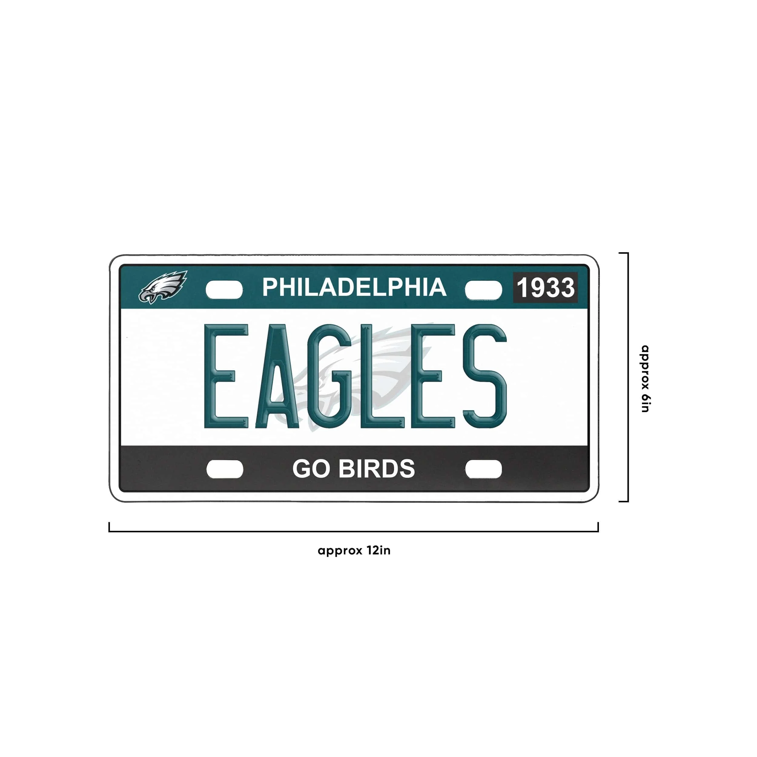 Philadelphia Eagles NFL License Plate Wall Sign - Image 4