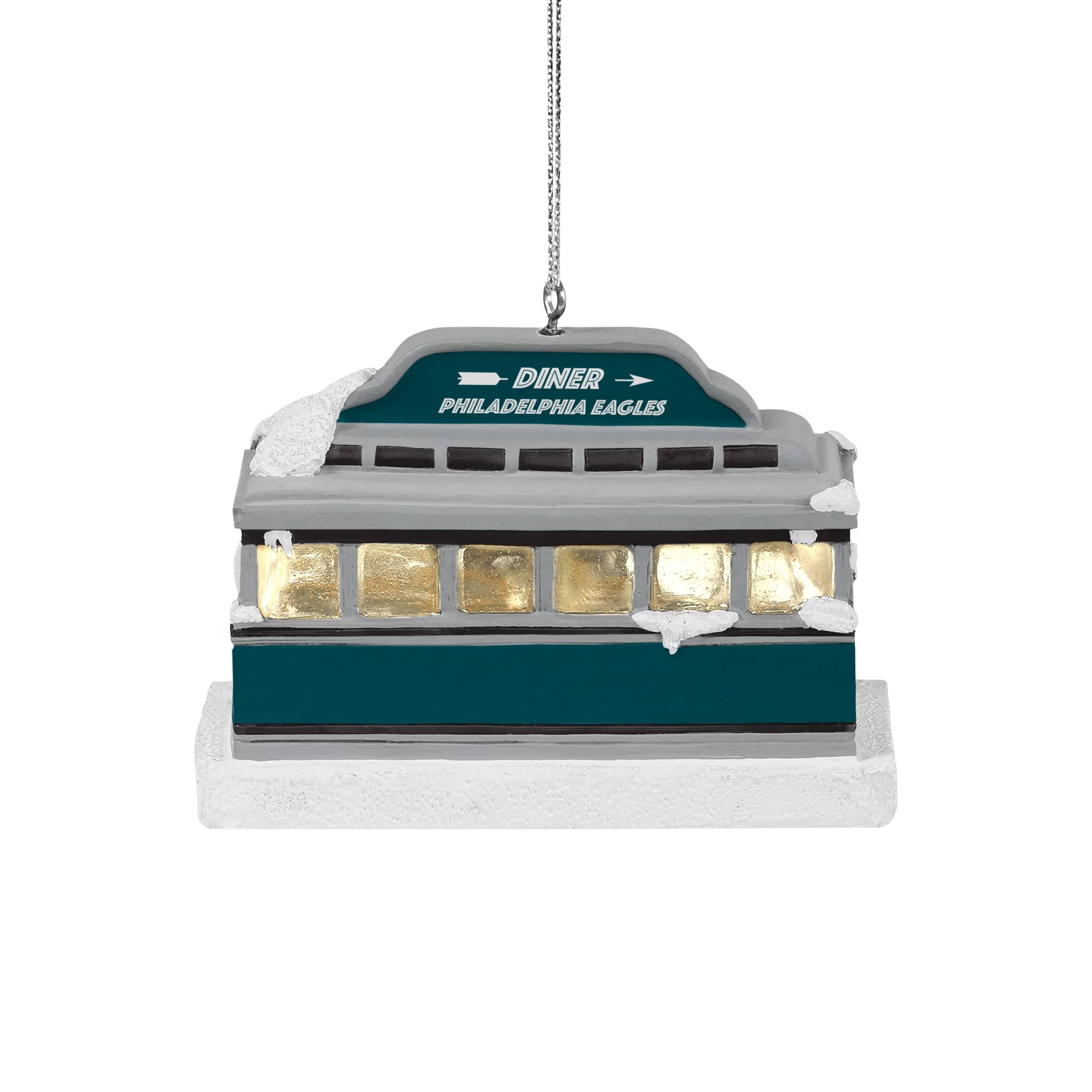 Philadelphia Eagles NFL Light Up Diner Ornament - Image 4