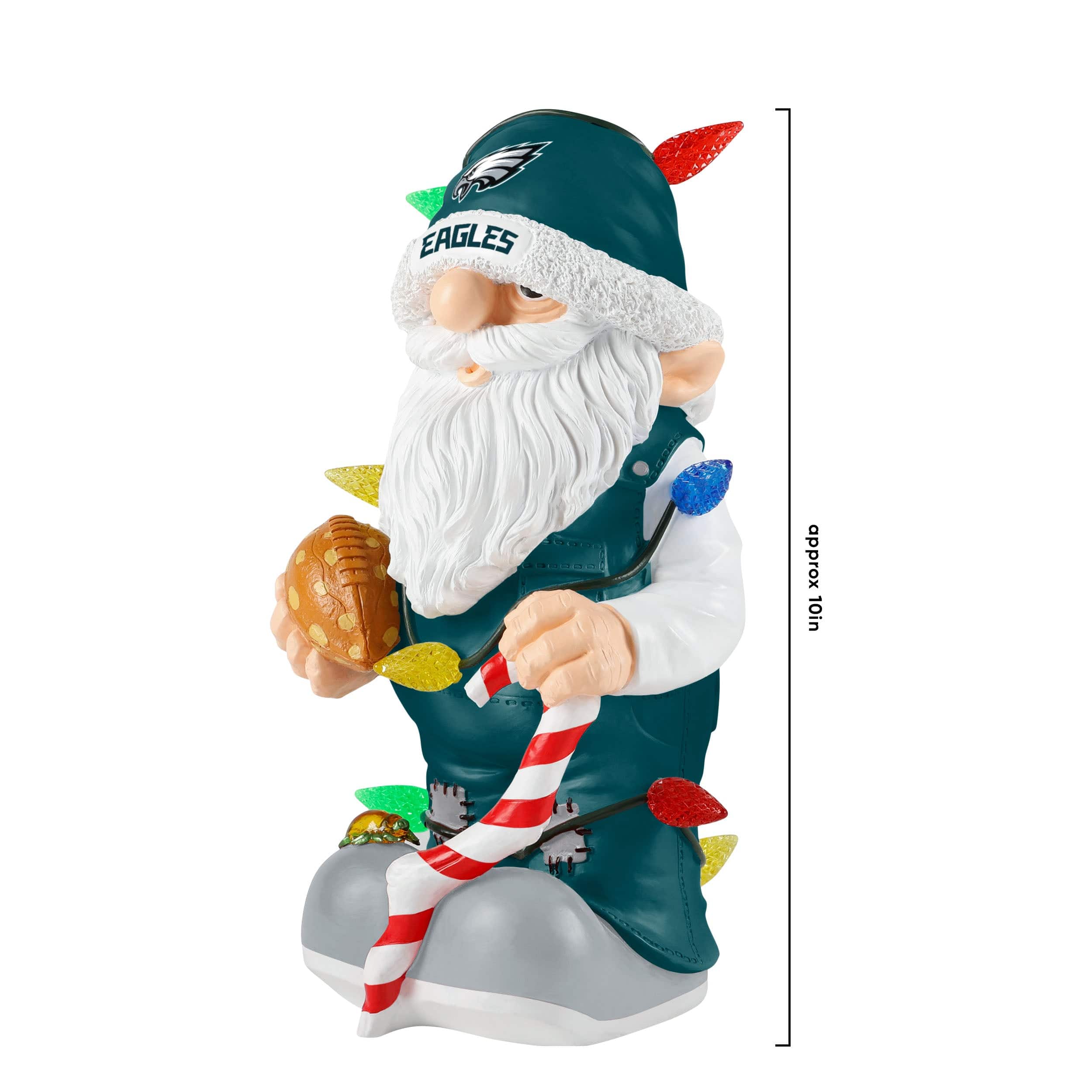 Philadelphia Eagles NFL Light Up Holiday Gnome - Image 4