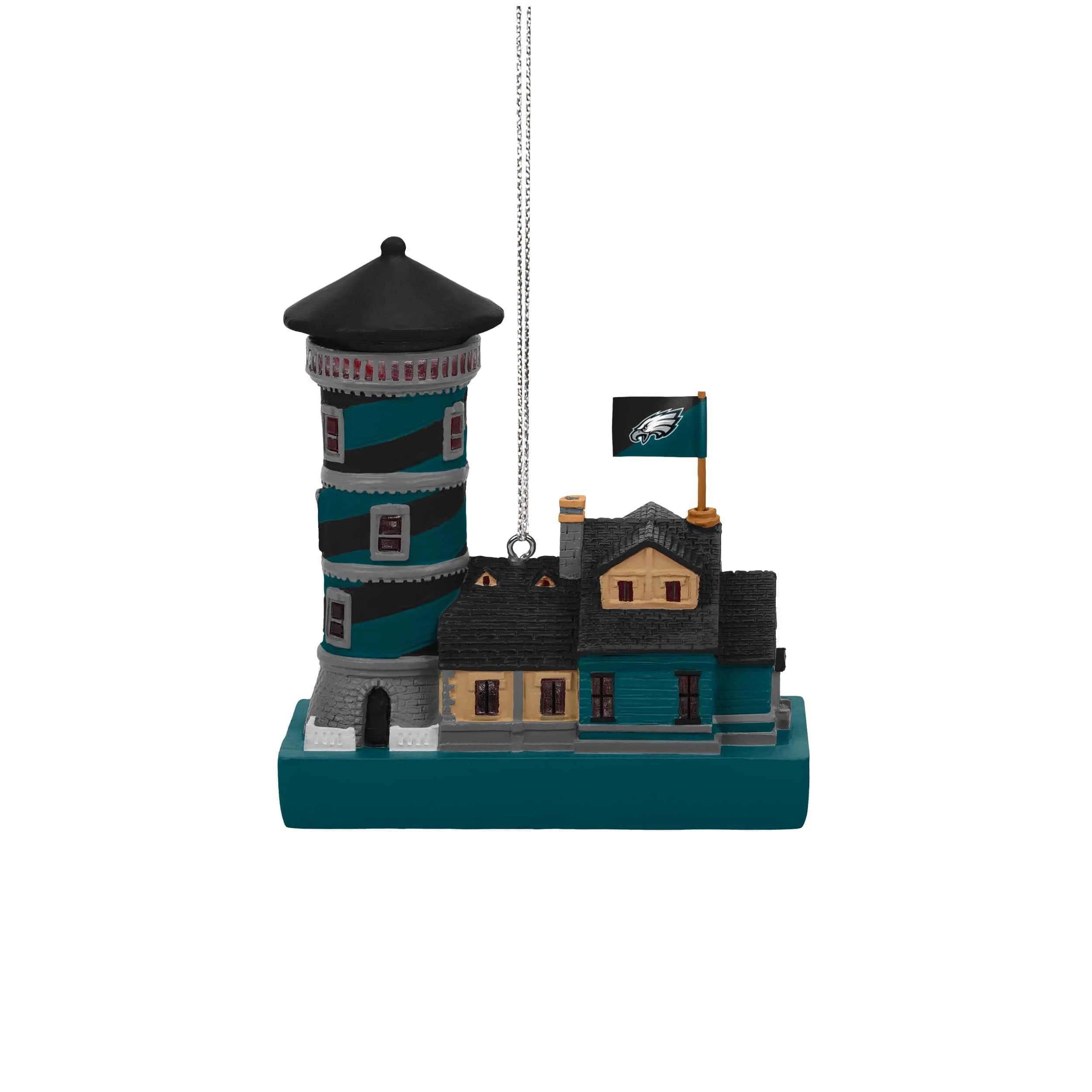 Philadelphia Eagles NFL Light Up Resin Lighthouse Ornament - Image 3